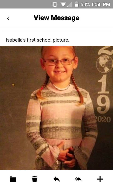 Isabella is registered to the contest to win money with this photo: adaptation, child, design, eyewear, face, flash_photography, font, gesture, glasses, happy, headwear, joy, pattern, person, photo_caption, photograph, screenshot, sleeve, smile, snapshot