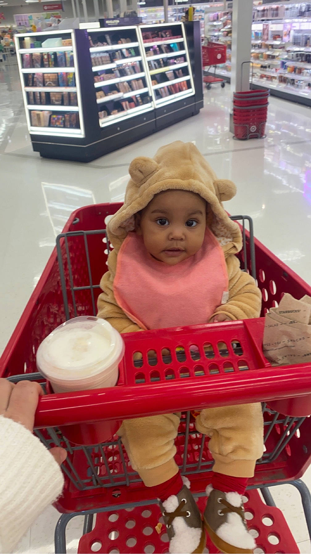 Persephone joined the competition — help win amazing prizes! baby, baby_carriage, baby_products, baby_safety, baby_toddler_clothing, chair, child, desk, fashion_accessory, fedora, flooring, fun, hat, headwear, helmet, person, room, shelf, shelving, sitting