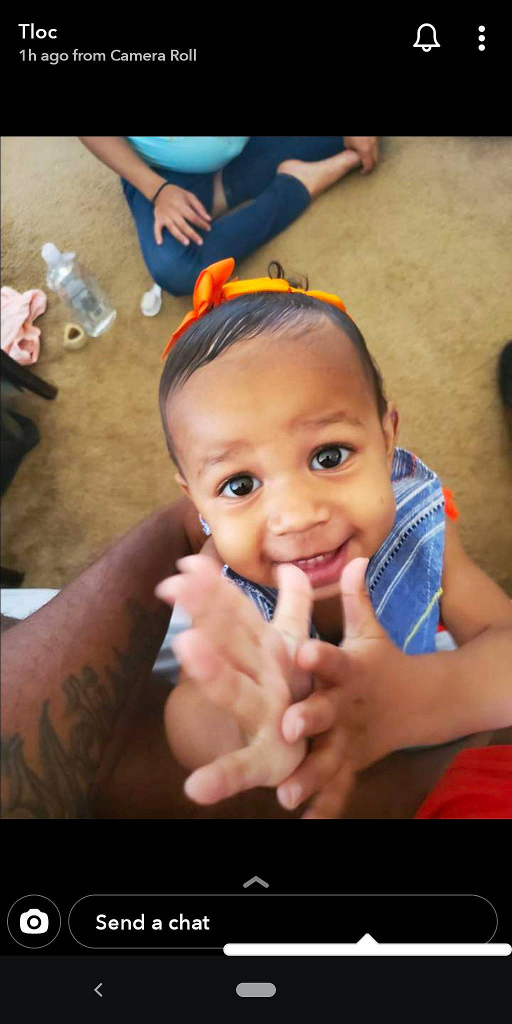 Ta'Leah joined the competition — help win amazing prizes! baby, cheek, child, ear, face, finger, fun, gesture, hand, head, joy, mouth, nail, nose, person, photography, skin, smile, thumb, toddler