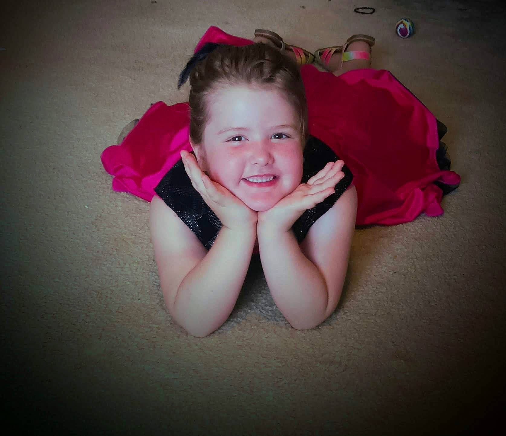 Alyssa Quigley joined the competition — help win amazing prizes! arm, baby, baby_toddler_clothing, comfort, eye, eyelash, flash_photography, gesture, hair, happy, head, human_body, iris, joy, lip, magenta, neck, person, pink, sleeve