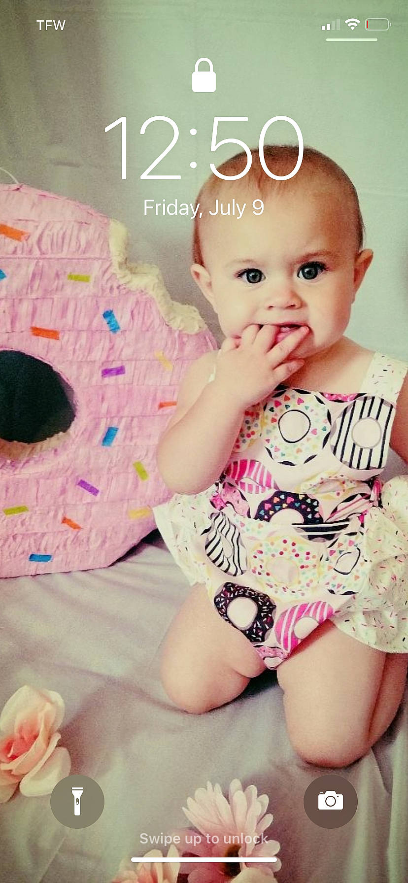 Kaliyah is registered to the contest to win money with this photo: baby, baby_toddler_clothing, cheek, child, cool, eye, eyelash, facial_expression, finger, hairstyle, happy, head, organ, person, pink, product, skin, sleeve, t_shirt, thigh