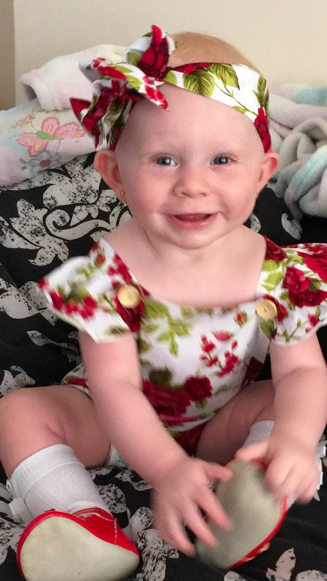 Ivy-mae joined the competition — help win amazing prizes! child, fashion_accessory, flower, girl, hair_accessory, happiness, headband, headgear, headpiece, infant, joy, plant, skin, smile, toddler