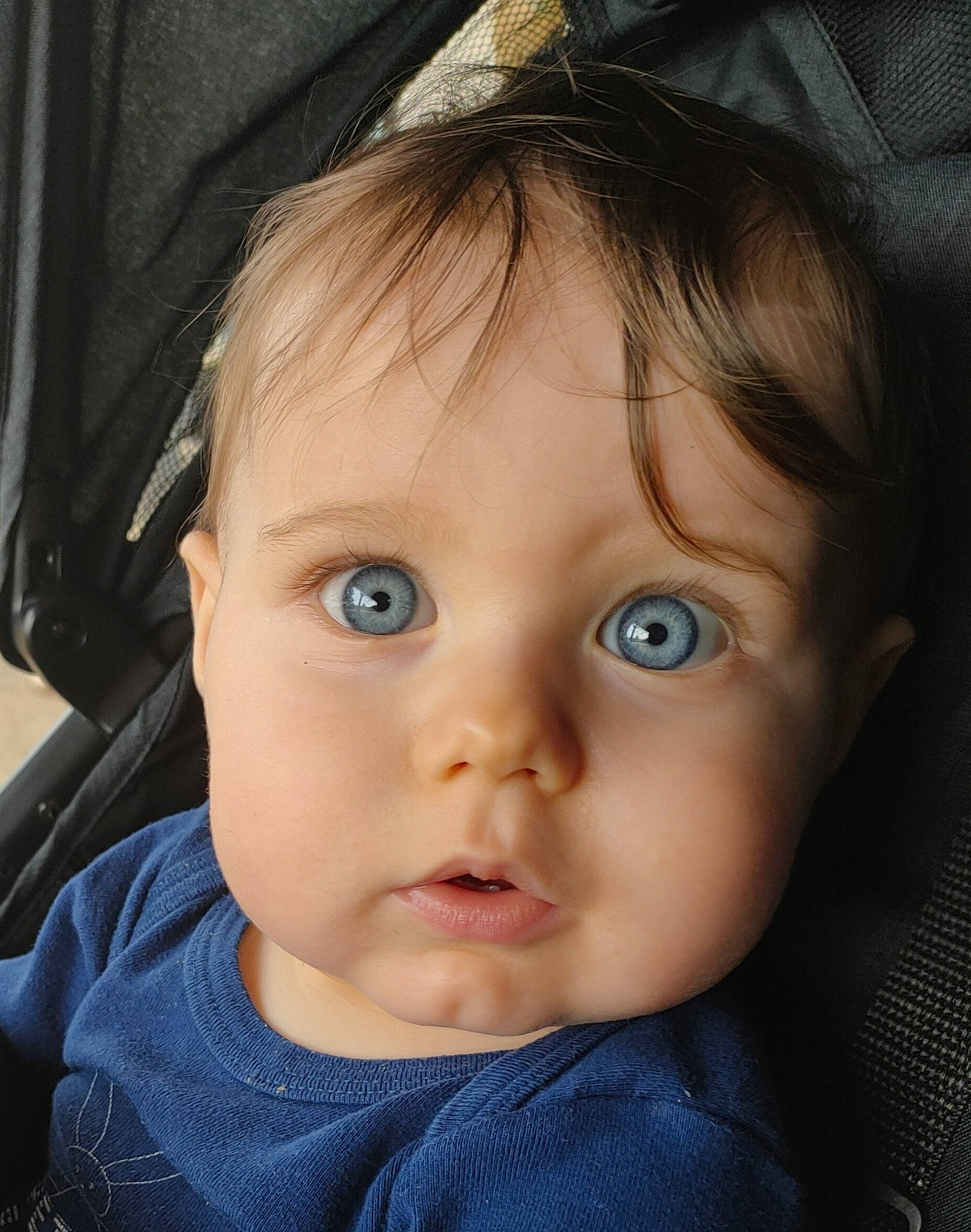 Robin a rejoint le concours — aidez-le/la à gagner de superbes lots ! azure, baby, baby_toddler_clothing, black_hair, cheek, chin, cool, ear, eyebrow, eyelash, flash_photography, forehead, hair, iris, lip, mouth, no_expression, nose, person, skin