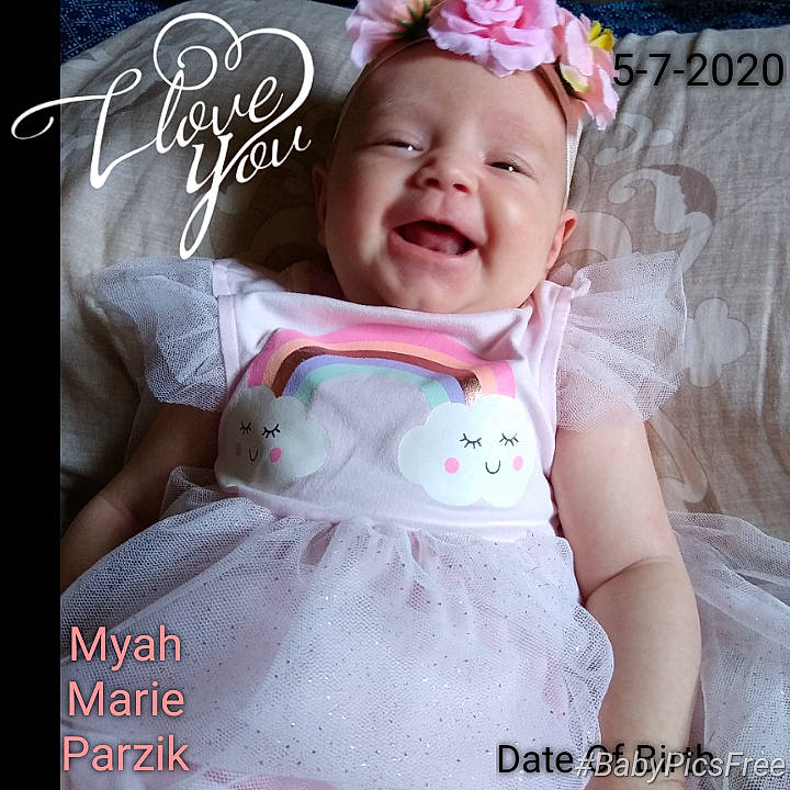 Myah joined the competition — help win amazing prizes! baby, baby_products, baby_toddler_clothing, cheek, child, design, fashion_accessory, hair_accessory, happy, headband, headgear, headpiece, pattern, person, photo_caption, photography, pink, product, smile, toddler