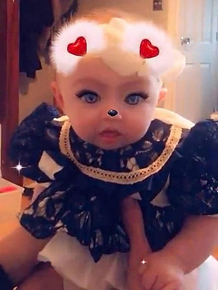 Tanisha joined the competition — help win amazing prizes! baby, cheek, child, doll, ear, eye, forehead, head, iris, lip, person, selfie, smile, toddler, toy