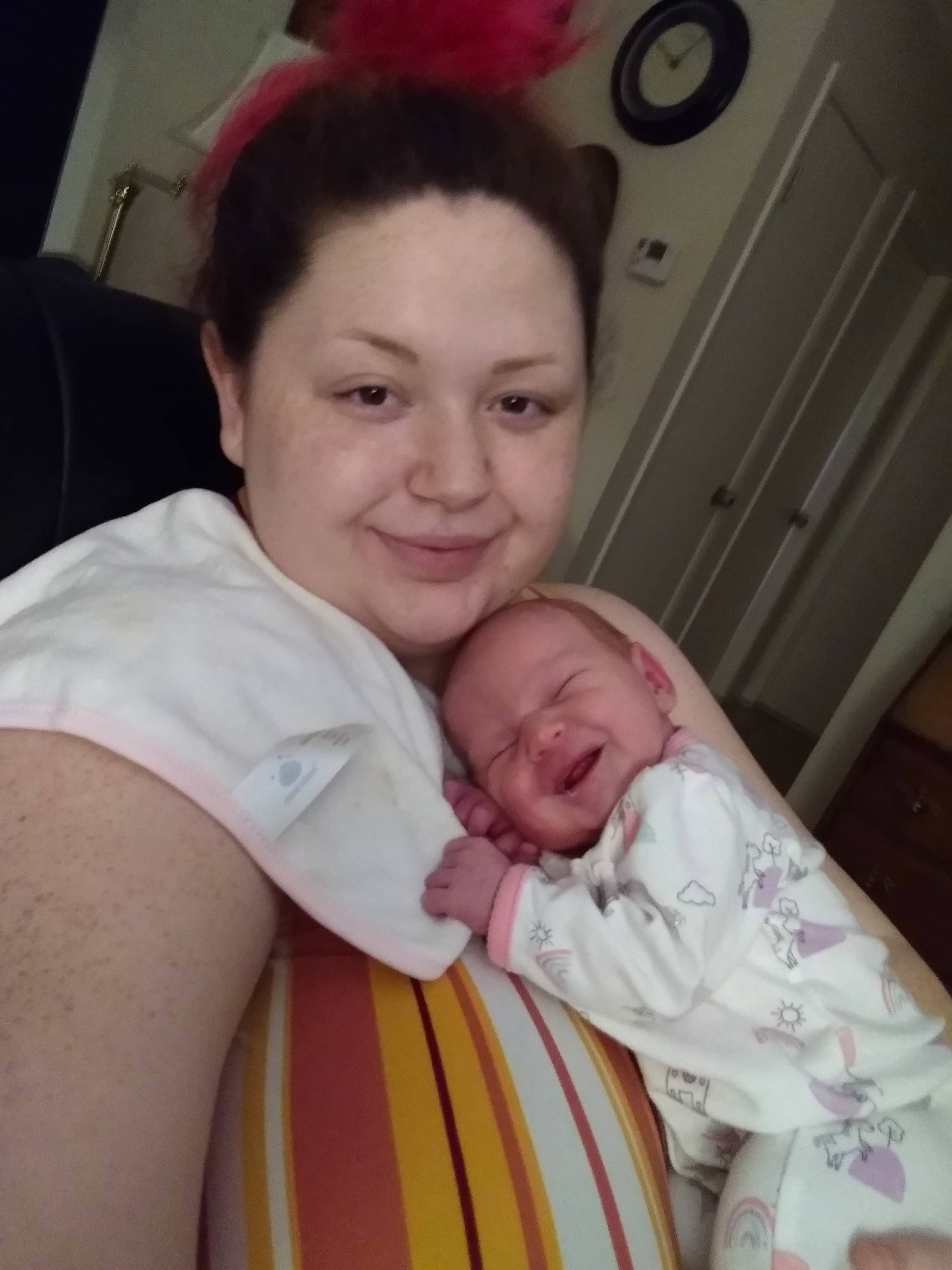 Robyn is registered to the contest to win money with this photo: baby, birth, cheek, child, eye, face, happy, joy, lip, mouth, nose, person, selfie, skin, smile, toddler