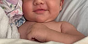 Oak joined the competition — help win amazing prizes! baby, sleeping, smile, blanket, bed, comfort, child, cozy, face, head, skin, hand, nap, peaceful, rest, soft, toddler, indoors, cute, young