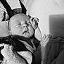 Kayson joined the competition — help win amazing prizes! baby, sleeping, blanket, monochrome, soft, peaceful, infant, hand, face, closeup, rest, cozy, bed, portrait, newborn, quiet, relaxation, skin, comfort, napping