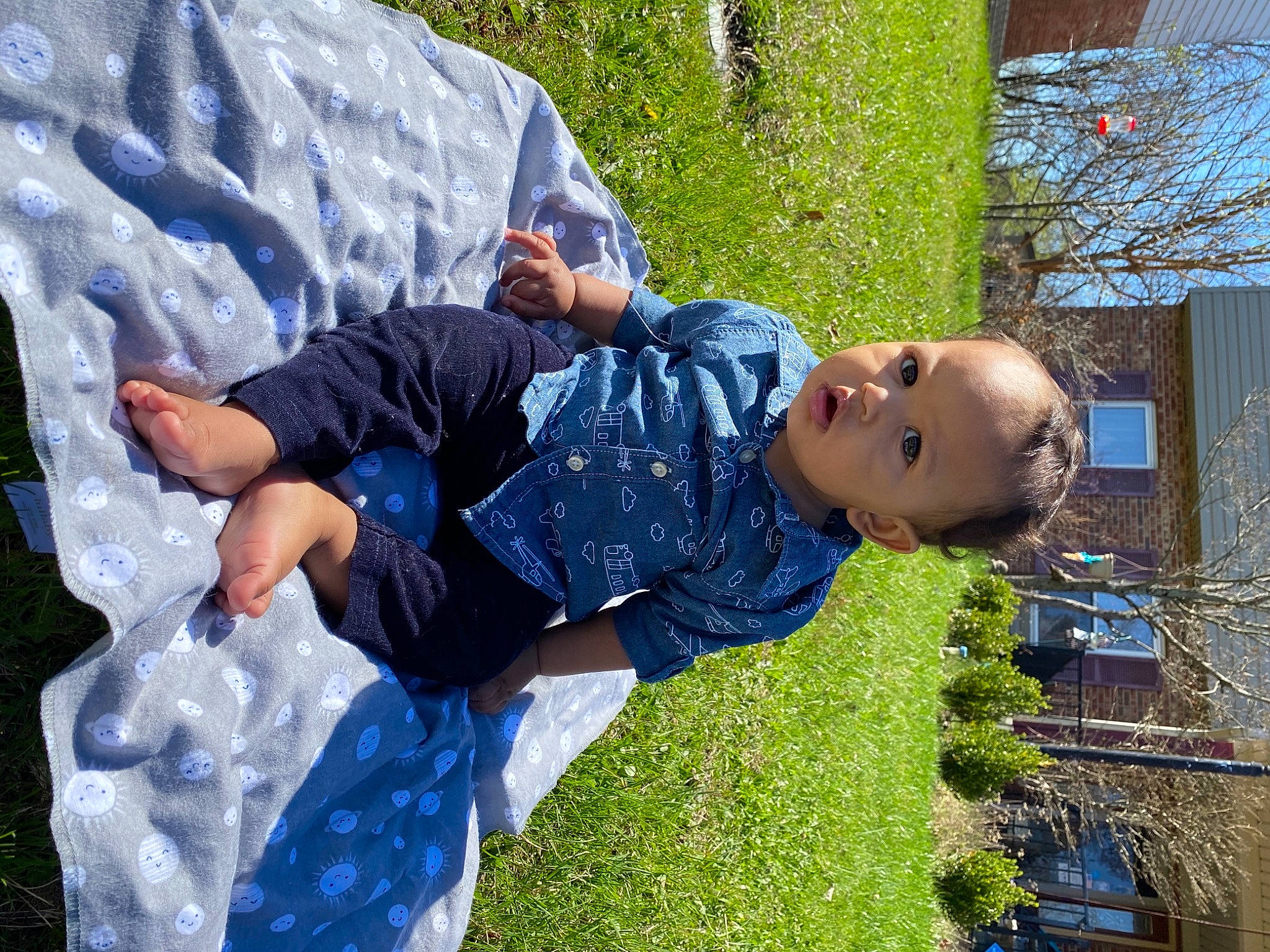 Cartier joined the competition — help win amazing prizes! child, denim, electric_blue, fun, grass, grass_family, happy, human_leg, lawn, leg, leisure, people_in_nature, person, plant, recreation, sitting, t_shirt, toddler, tree, water