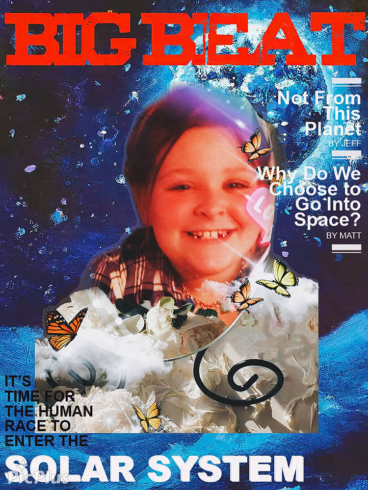 Kristina is registered to the contest to win money with this photo: advertising, book_cover, electric_blue, event, eyelash, facial_expression, font, graphic_design, happy, headwear, joy, magazine, movie, organism, people, person, photo_caption, photomontage, poster, publication