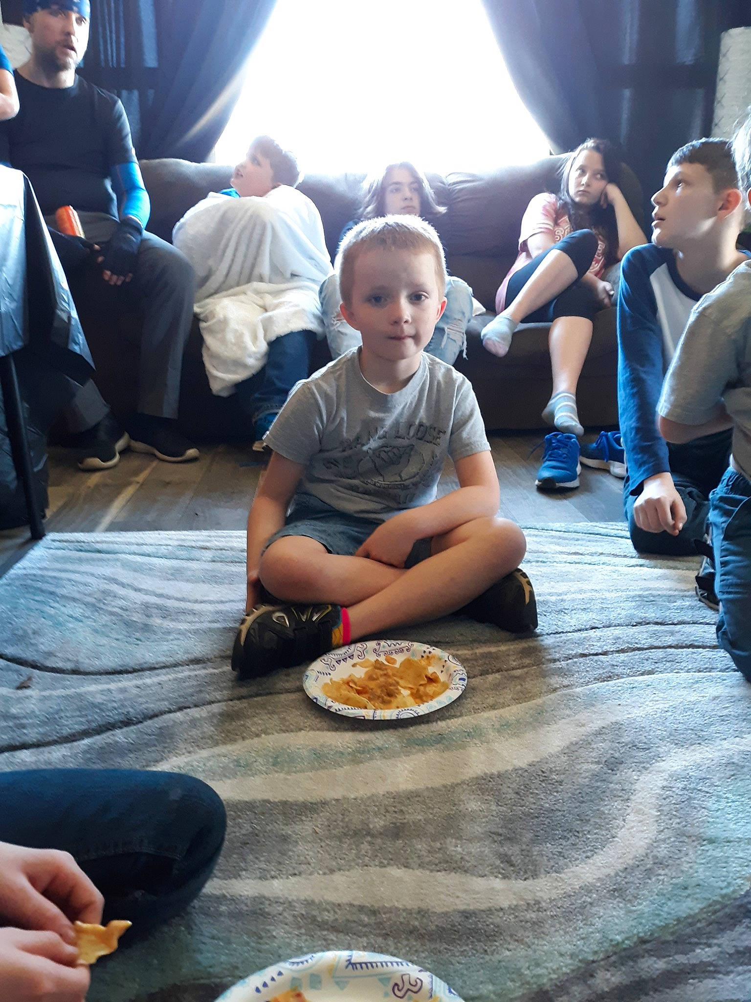 Kyle is registered to the contest to win money with this photo: cuisine, dish, eating, food, lunch, meal, person, sitting