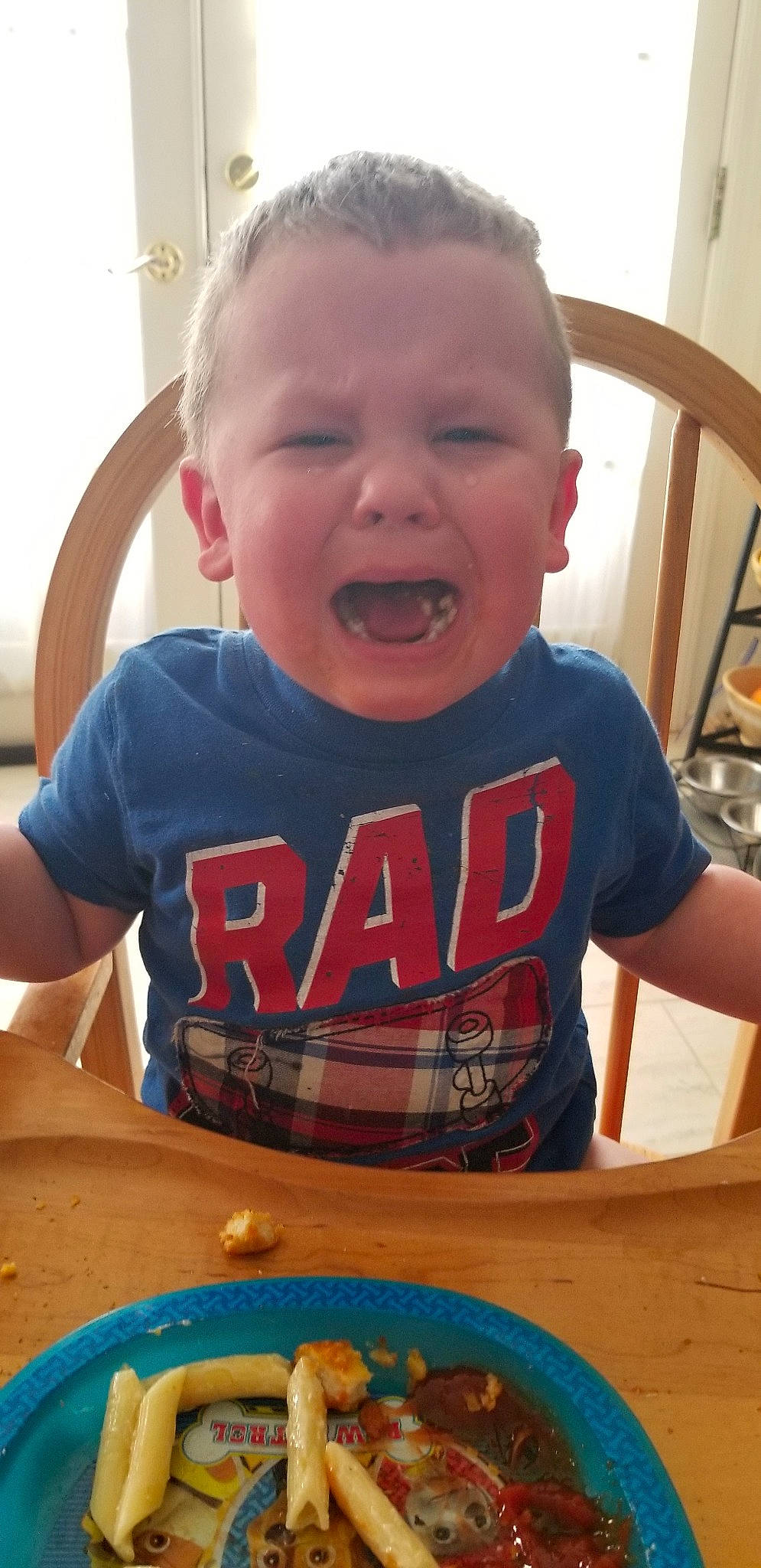 Hunter joined the competition — help win amazing prizes! baby, child, eating, facial_expression, person, play, smile, toddler