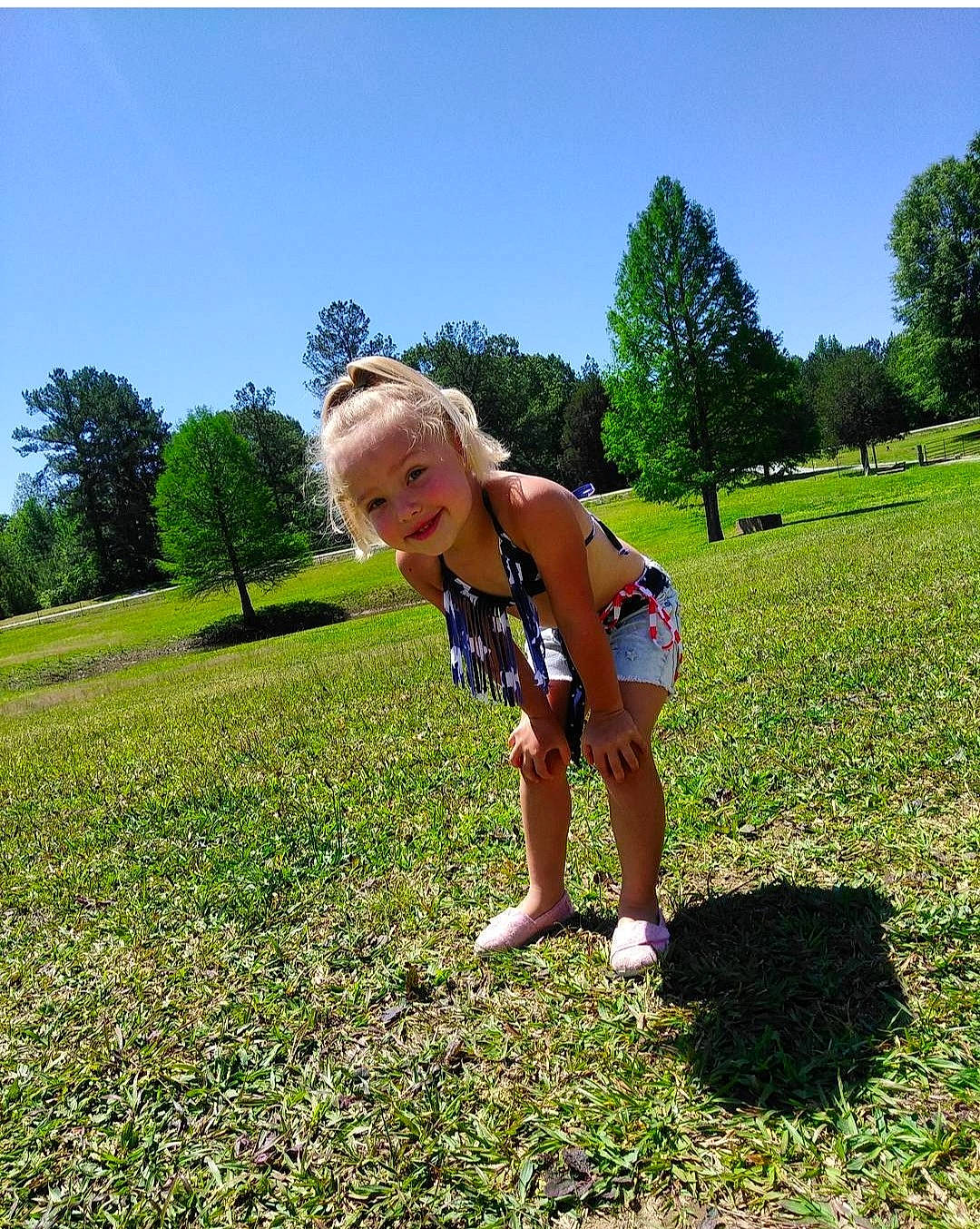 Brailie Kay joined the competition — help win amazing prizes! flower, fun, grass, grassland, green, groundcover, happy, joy, landscape, leisure, natural_environment, natural_landscape, nature, people_in_nature, person, plain, plant, shrub, sky, summer