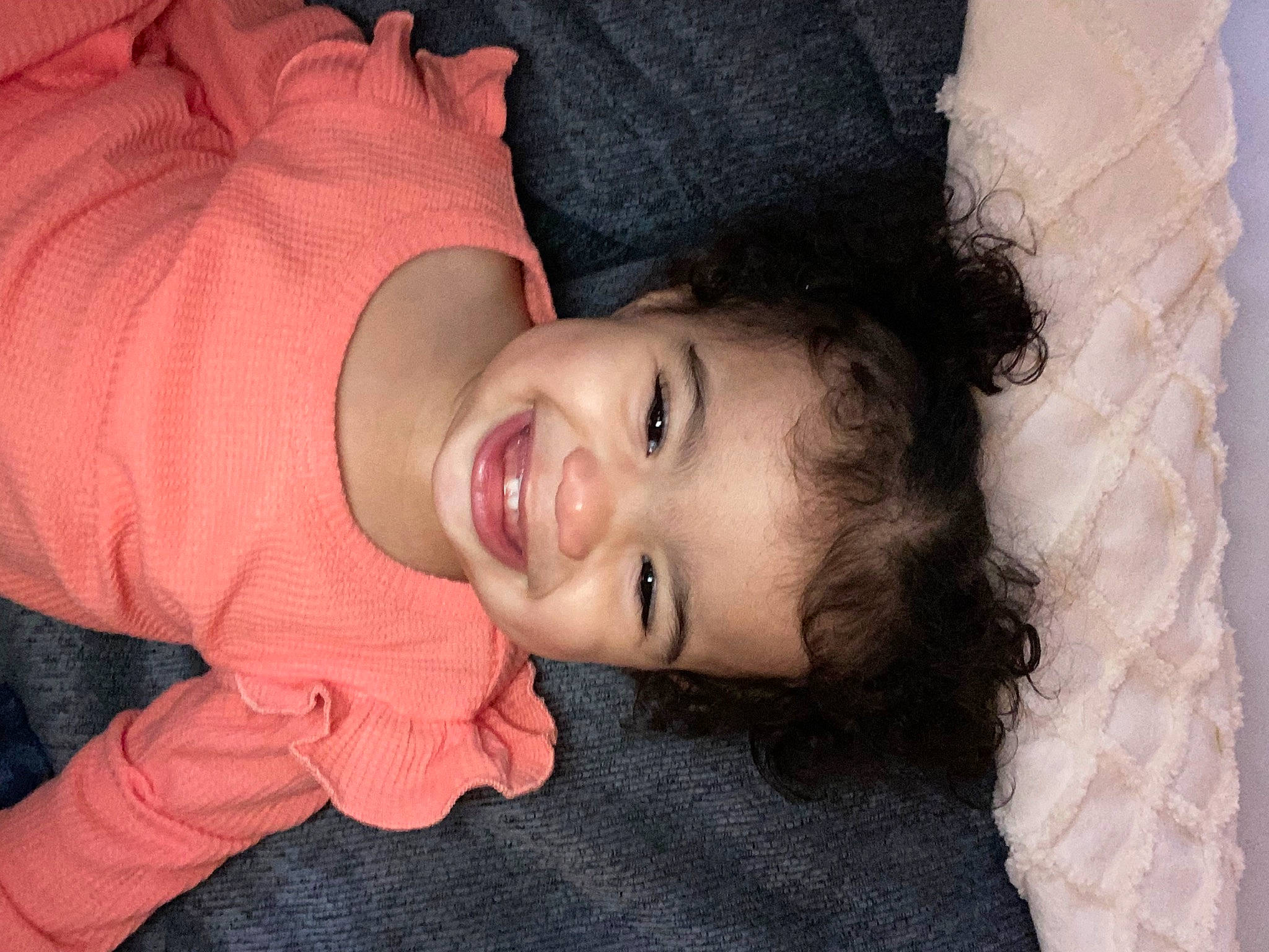 Ava Kate is registered to the contest to win money with this photo: cheek, chin, cool, eye, eyebrow, eyelash, face, flash_photography, forehead, happy, iris, joy, lip, mouth, neck, nose, person, pink, skin, smile