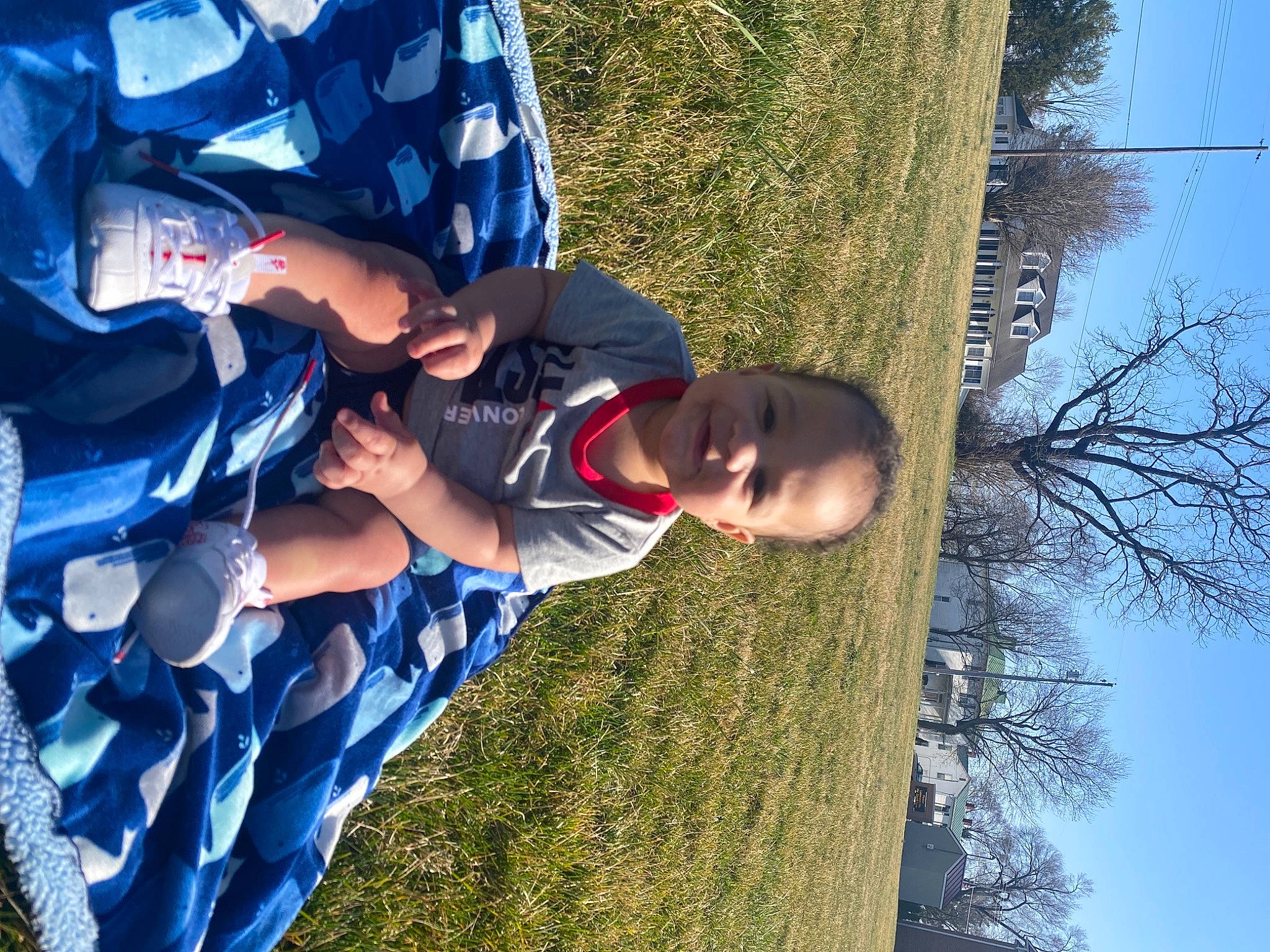 Alijah joined the competition — help win amazing prizes! azure, baseball_cap, competition_event, elbow, electric_blue, fun, gesture, grass, happy, joy, leisure, people_in_nature, person, plant, player, recreation, sky, sportswear, spring, t_shirt