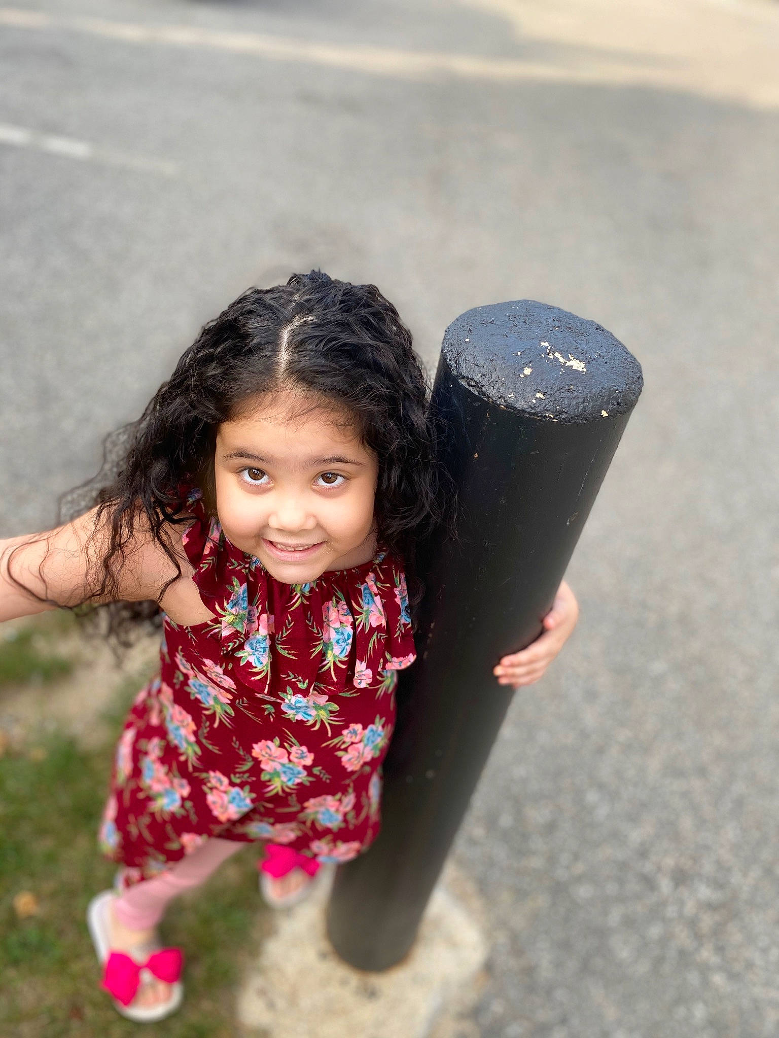 Maria joined the competition — help win amazing prizes! asphalt, child, cool, eye, finger, flash_photography, fun, glove, grass, hair, happy, head, joy, leisure, people_in_nature, person, recreation, road_surface, sitting, toddler