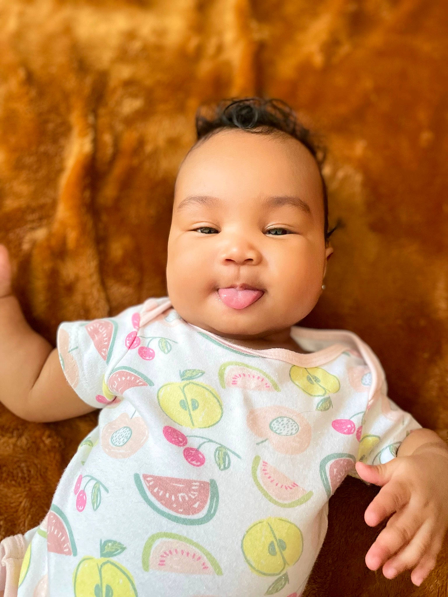 Jiana is registered to the contest to win money with this photo: baby, baby_toddler_clothing, cheek, chin, eye, flash_photography, forehead, fun, gesture, happy, iris, lip, neck, nose, people_in_nature, person, pink, skin, sleeve, smile