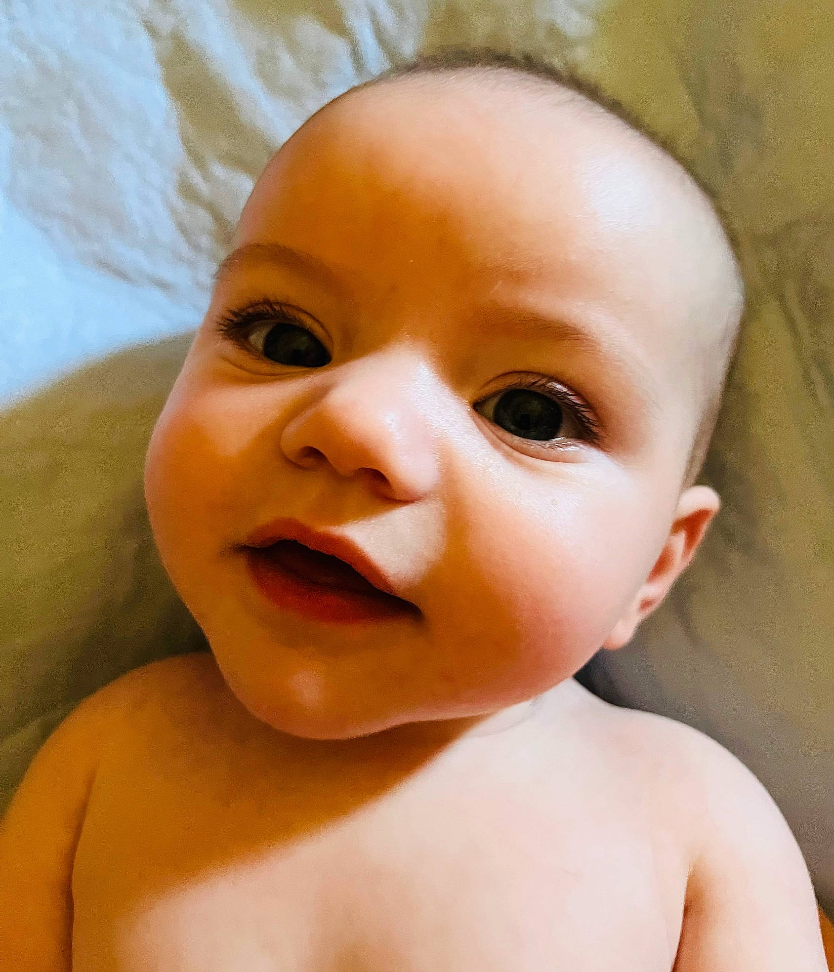 baby, babylaughing, face, happy, head, newborn, person, photography, portrait, skin, smile