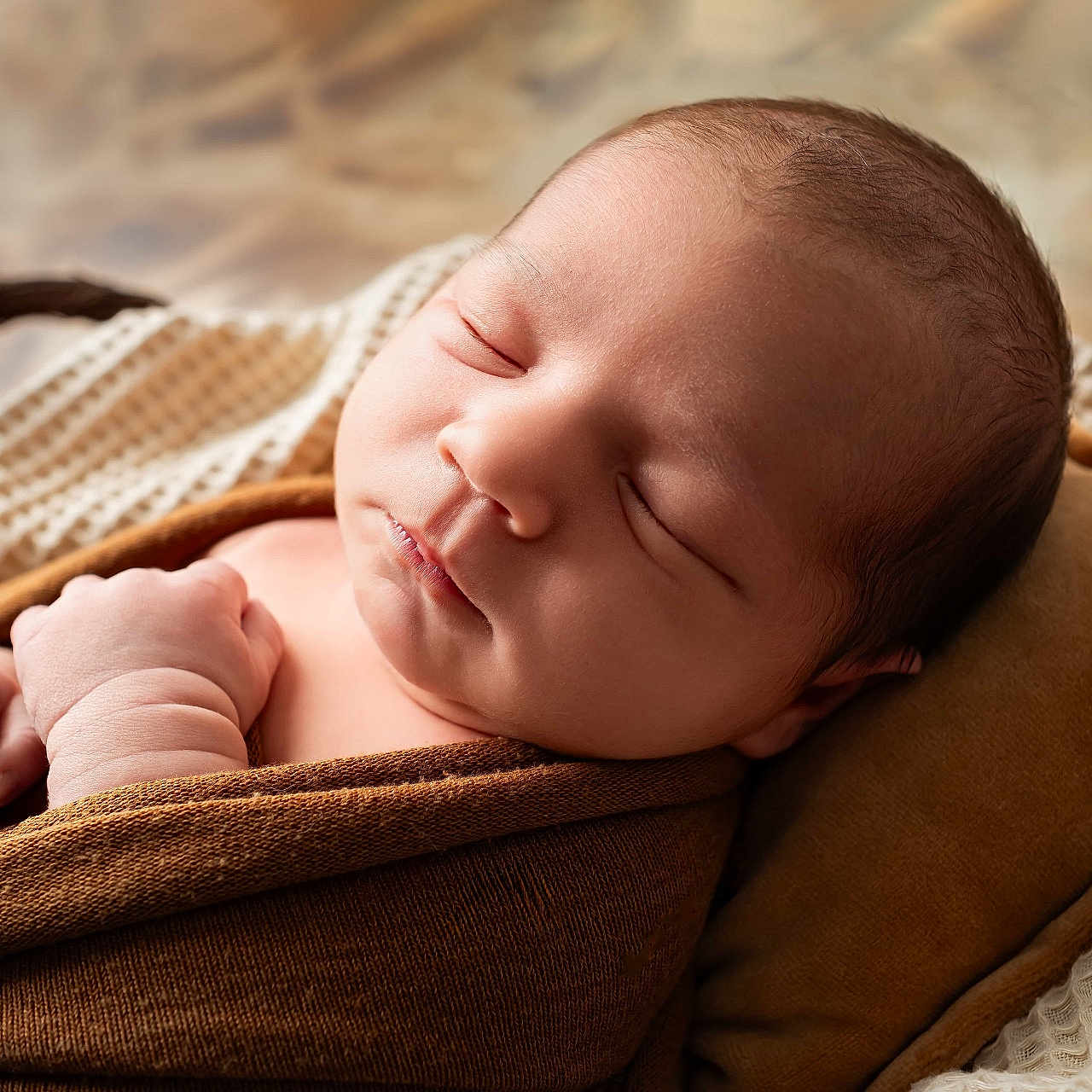 Maylon participe au concours pour gagner de l'argent avec cette photo : baby, blanket, child, closeup, cozy, cute, face, hand, indoors, infant, newborn, peaceful, pillow, portrait, resting, skin, sleeping, soft, warm, wrapped