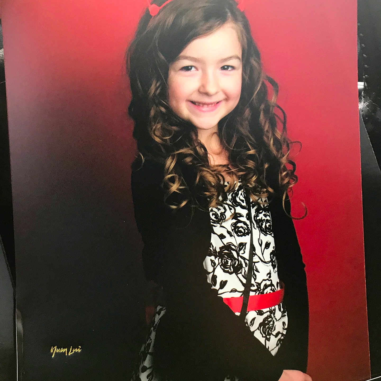 Brailynn is registered to the contest to win money with this photo: advertising, album, album_cover, design, font, girl, poster, product, red