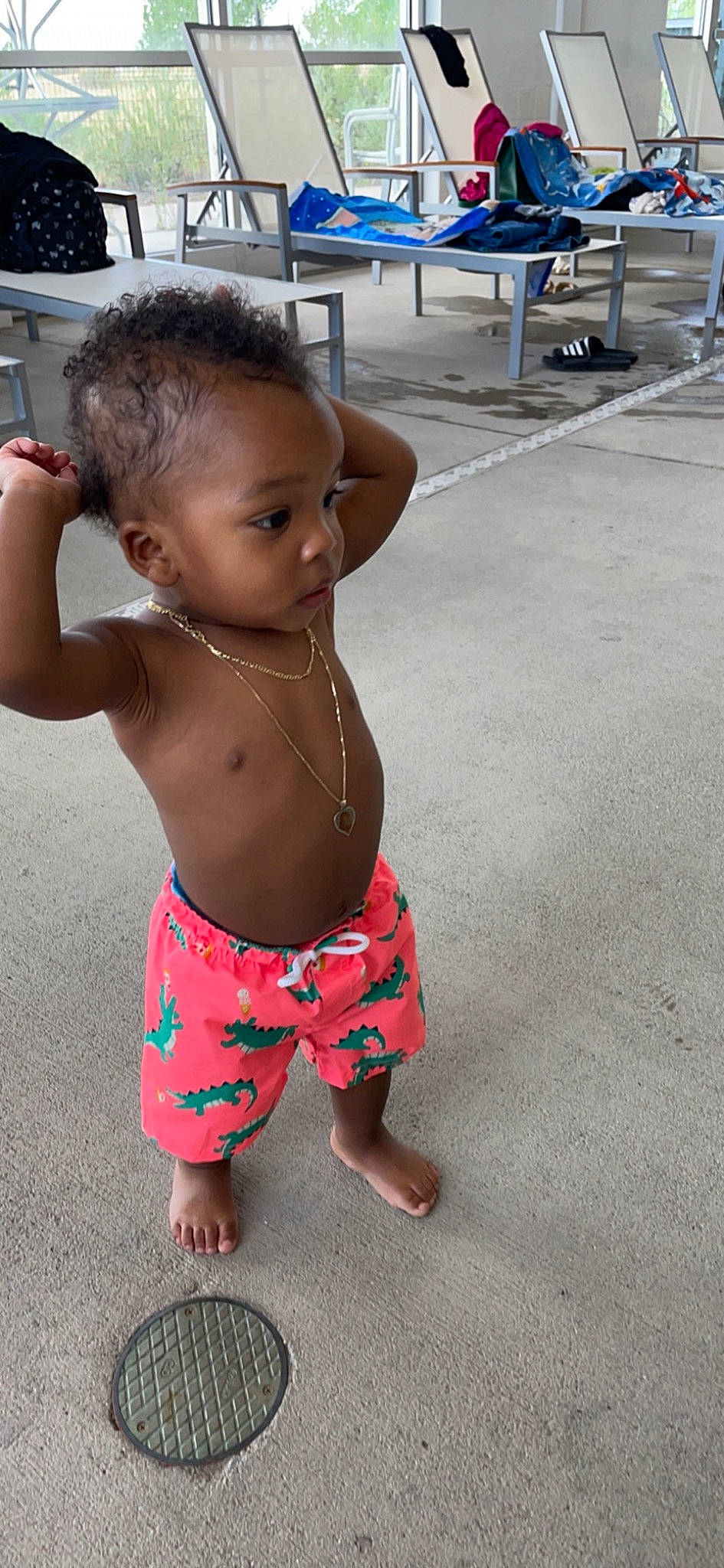 Deuce is registered to the contest to win money with this photo: abdomen, baby, baby_toddler_clothing, barechested, barefoot, cheek, chest, child, elbow, eye, foot, fun, happy, human_leg, person, sitting, skin, thigh, toddler, trunk