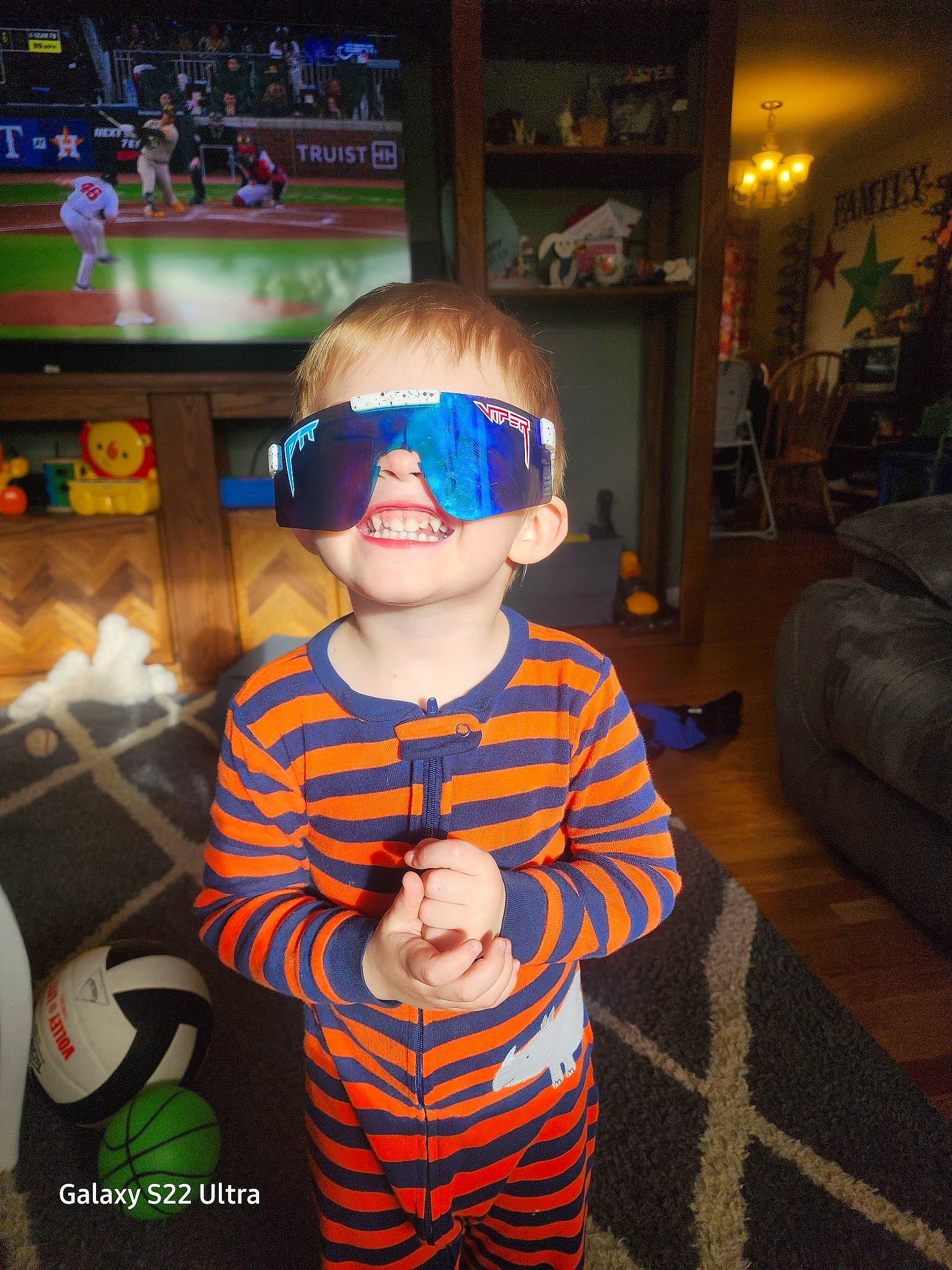Kai joined the competition — help win amazing prizes! baby_toddler_clothing, cap, child, cool, costume, electric_blue, eyewear, fun, glasses, goggles, happy, headgear, joy, pattern, person, personal_protective_equipment, recreation, sleeve, sunglasses, t_shirt