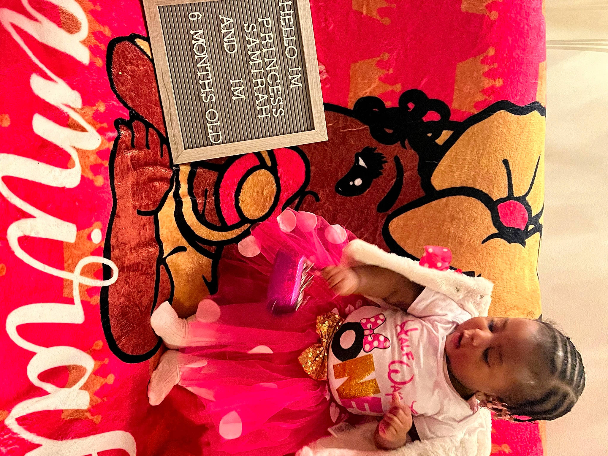 Samirah is registered to the contest to win money with this photo: art, baby, baby_toddler_clothing, carmine, design, fiction, font, graphic_design, graphics, happy, human, illustration, magenta, mammal, organ, pattern, person, pink, textile, toddler