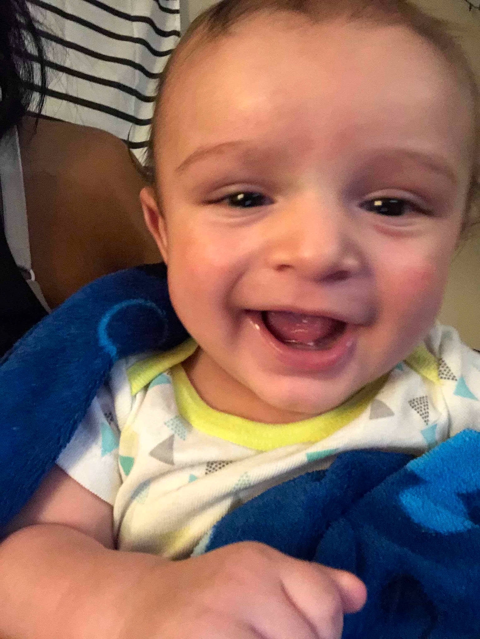 Izayah joined the competition — help win amazing prizes! baby, cheek, child, chin, eye, eyebrow, face, facial_expression, forehead, fun, happy, head, iris, joy, laugh, lip, mouth, nose, person, skin