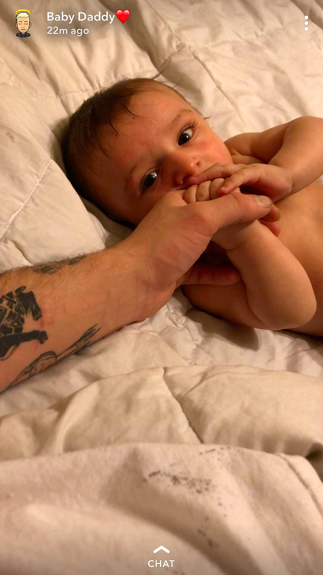 Izayah is registered to the contest to win money with this photo: arm, baby, bedtime, cheek, child, finger, flesh, hand, headwear, joy, leg, mouth, muscle, nail, nose, person, skin