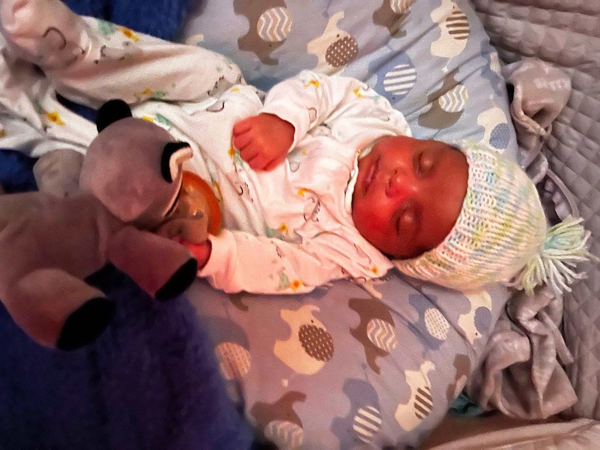 Gianni joined the competition — help win amazing prizes! baby, baby_products, baby_safety, baby_sleeping, baby_toddler_clothing, bedding, bedtime, child, comfort, event, eye, facial_expression, hat, headwear, linens, mouth, orange, person, room, skin