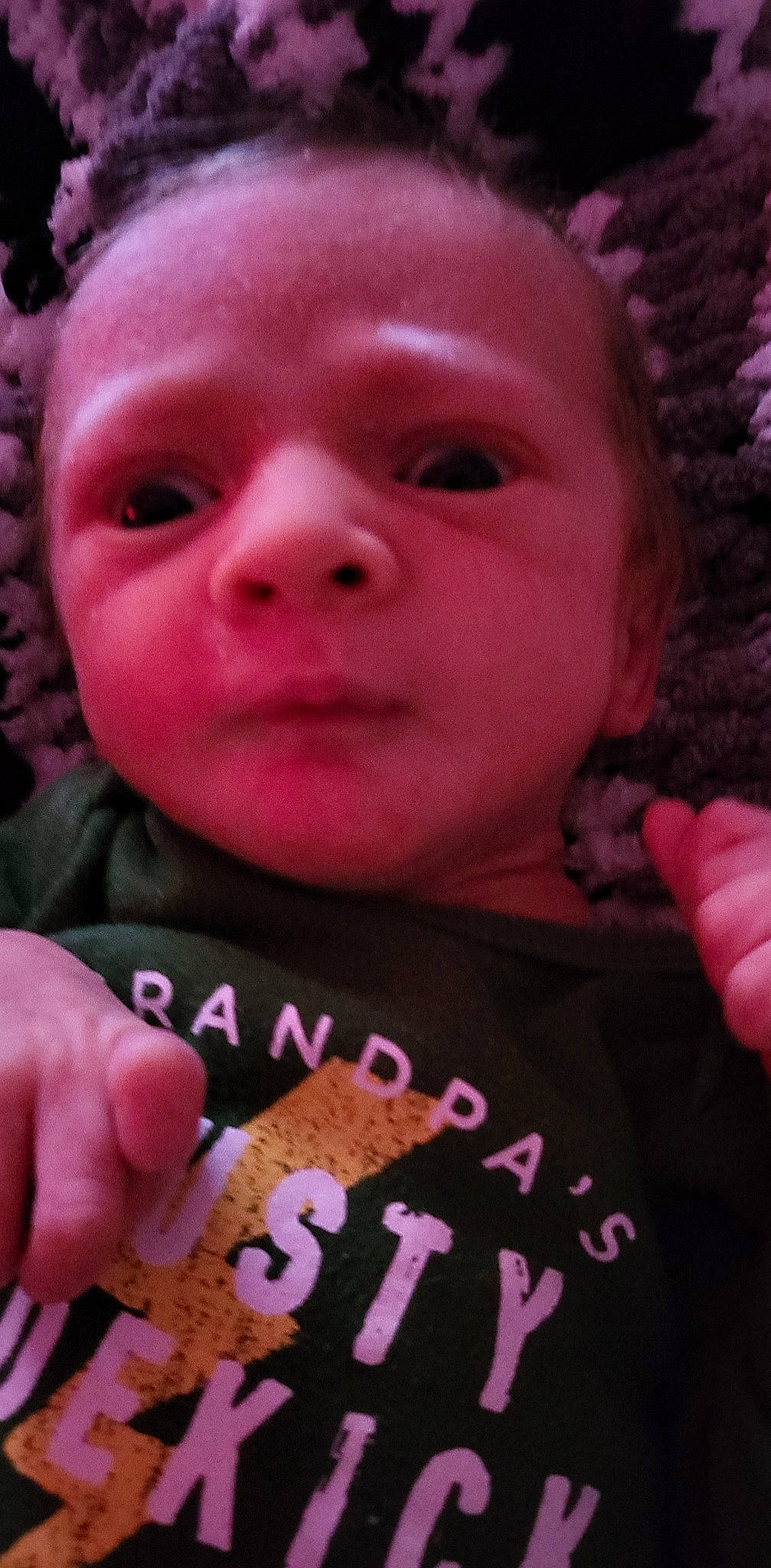 Lewis is registered to the contest to win money with this photo: baby, baby_toddler_clothing, cheek, child, ear, eyelash, finger, fun, happy, iris, lip, mouth, nail, nose, person, pink, skin, smile, sweetness, thumb