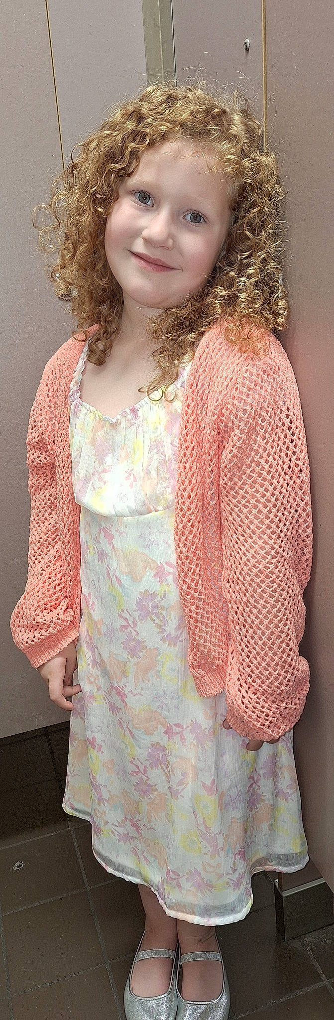 Emberlee is registered to the contest to win money with this photo: art, brown_hair, craft, creative_arts, crochet, fashion_accessory, fashion_design, fur, jewellery, joy, magenta, neck, outerwear, pattern, peach, person, pink, sleeve, textile, wool