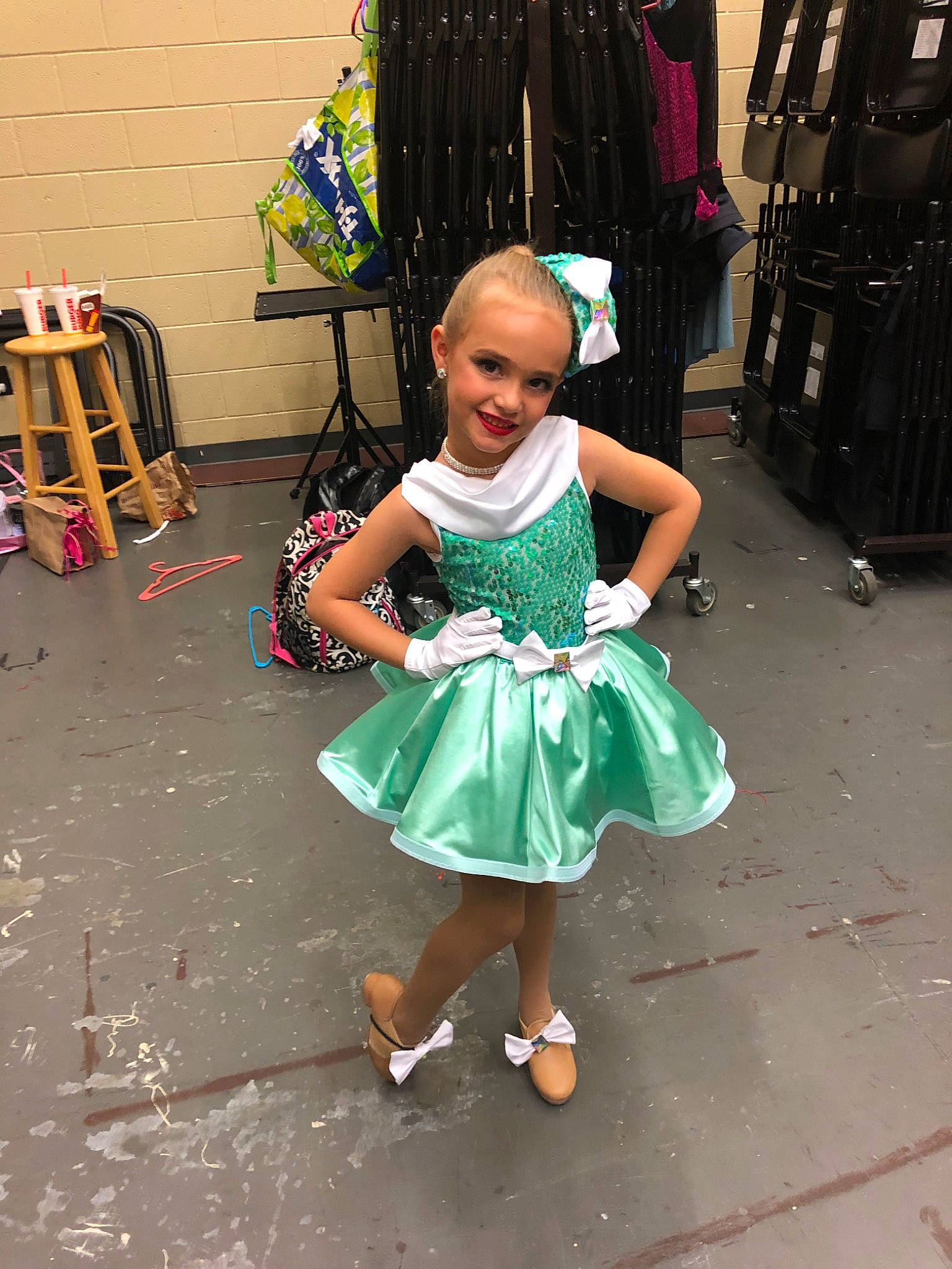 Aubreigh is registered to the contest to win money with this photo: child, clothing, costume, dress, joy, person, shoe, toddler