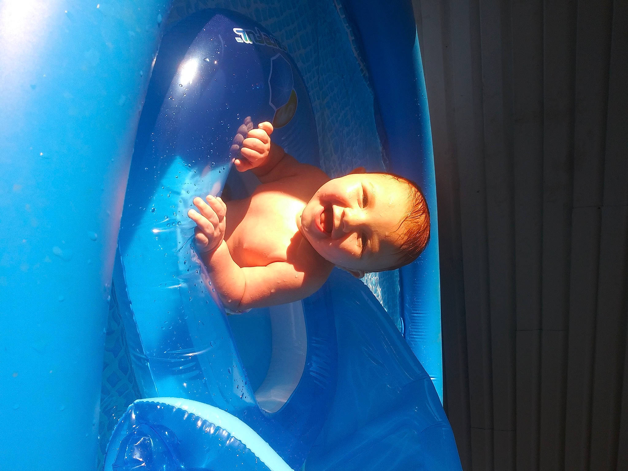 Lukas joined the competition — help win amazing prizes! arm, blue, child, fun, games, leisure, person, photography, reflection, smile, snapshot, vacation, water, world