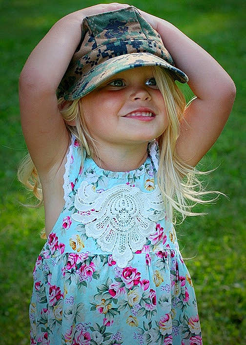 Evelyn Ann joined the competition — help win amazing prizes! blond, child, child_model, clothing, dress, fashion_accessory, grass, grass_family, hat, headgear, headwear, joy, pattern, person, photography, pink, plant, smile, summer, sun_hat