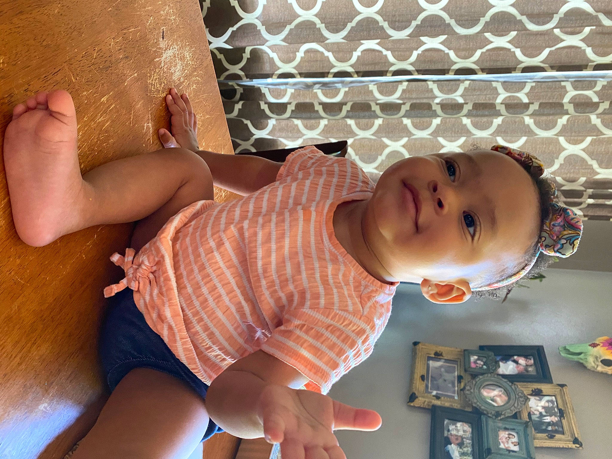 Cattleya joined the competition — help win amazing prizes! abdomen, baby, baby_toddler_clothing, chest, child, elbow, finger, hand, head, human_body, human_leg, knee, mouth, orange, organ, person, skin, smile, thigh, toddler