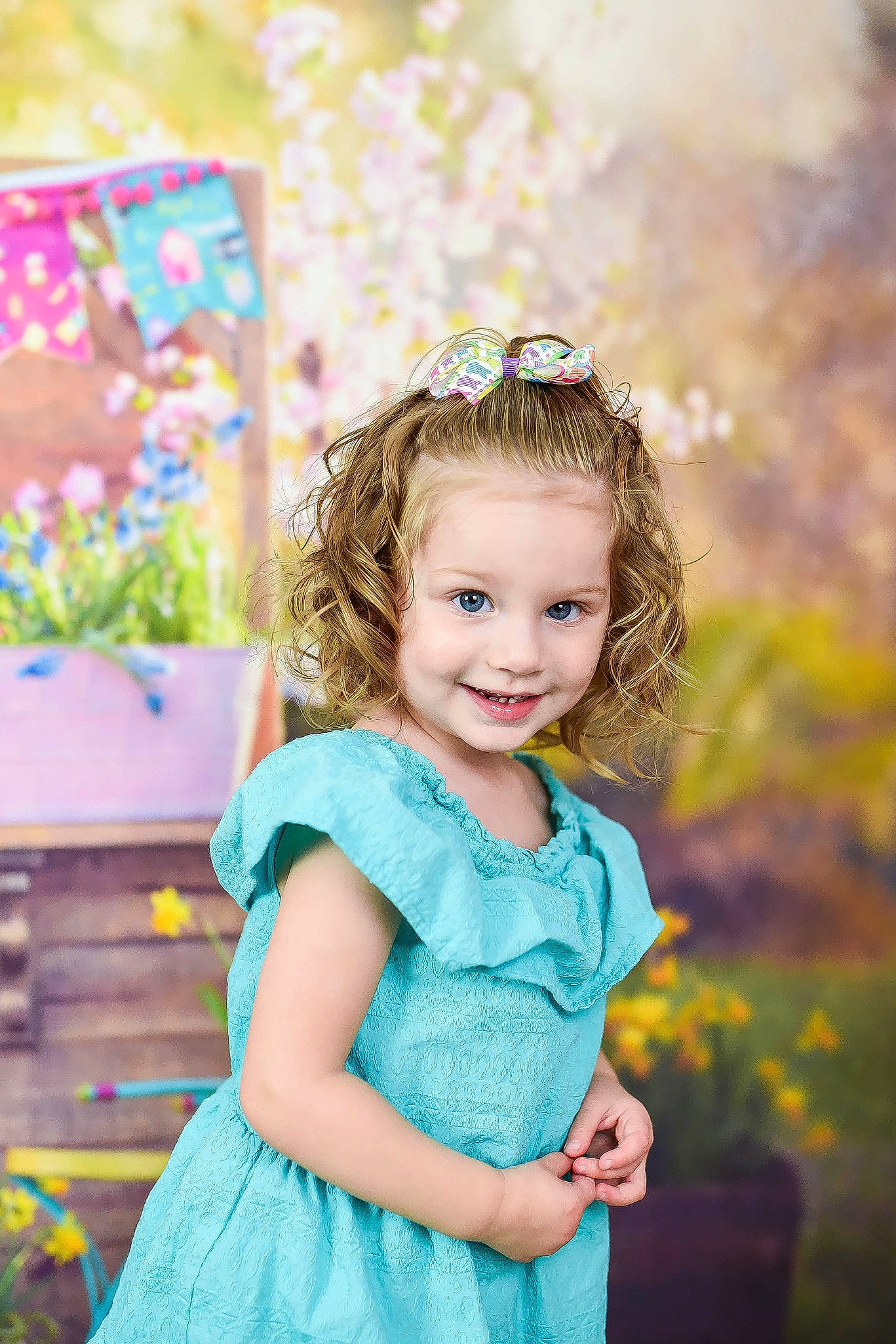 Gloria joined the competition — help win amazing prizes! child, child_model, dress, hair_accessory, happy, iris, joy, pattern, person, photo_shoot, photograph, photography, pink, plant, portrait, portrait_photography, smile, toddler, yellow