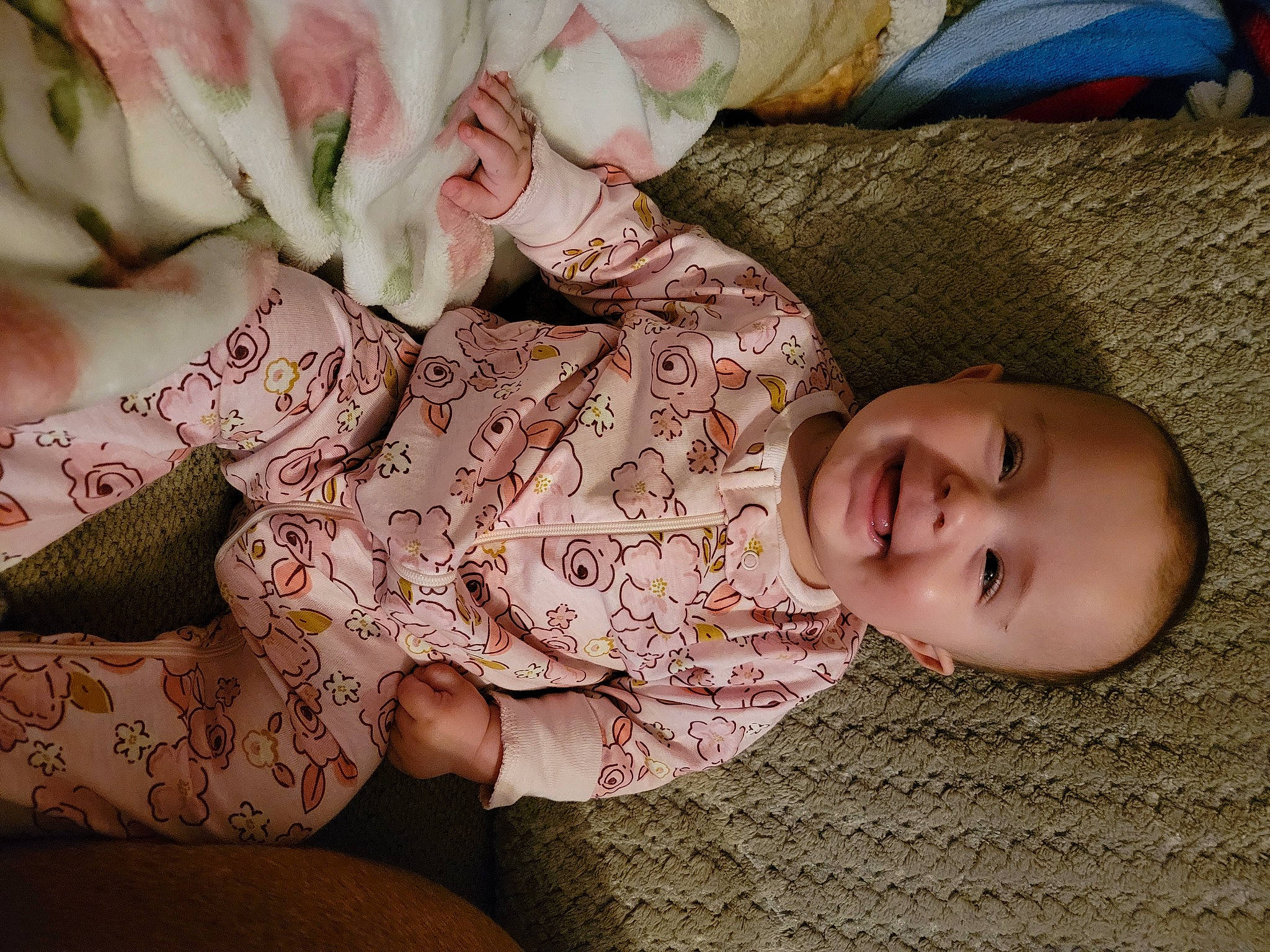 Lacey joined the competition — help win amazing prizes! baby, baby_toddler_clothing, cheek, comfort, eye, face, facial_expression, finger, head, human_body, iris, joy, leg, lip, mouth, nose, person, pink, skin, sleeve