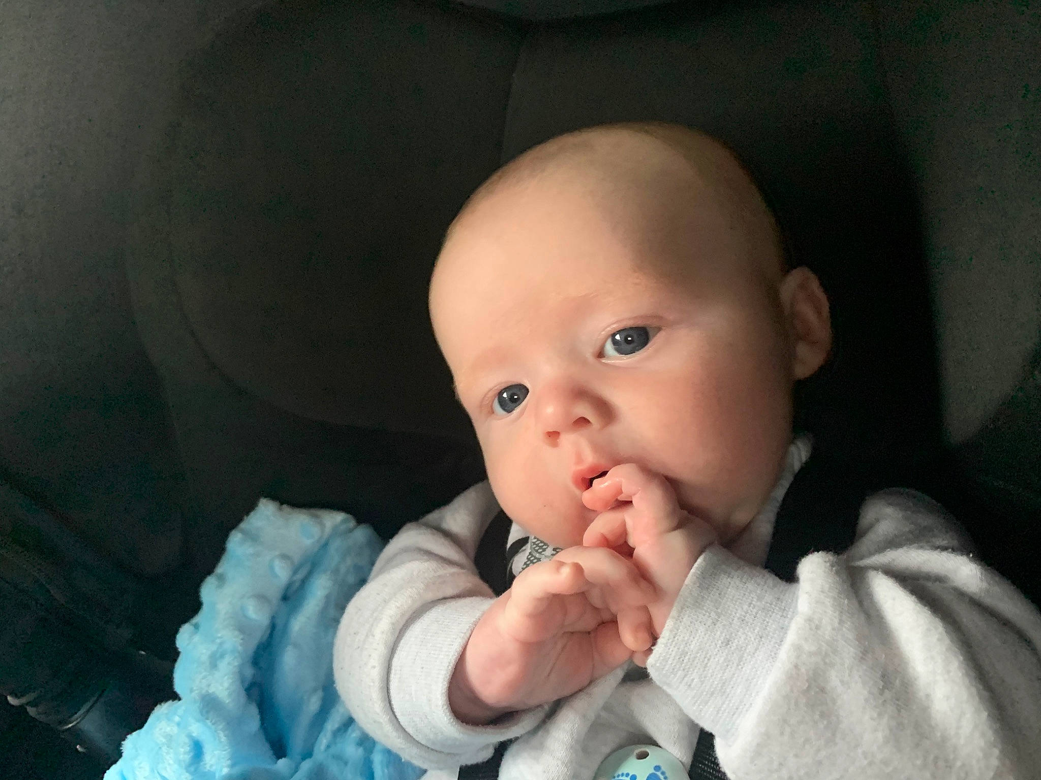 Otis joined the competition — help win amazing prizes! baby, baby_toddler_clothing, cheek, child, comfort, ear, eyebrow, eyelash, finger, flash_photography, gesture, iris, lip, mouth, nail, nose, person, skin, sleeve, thumb