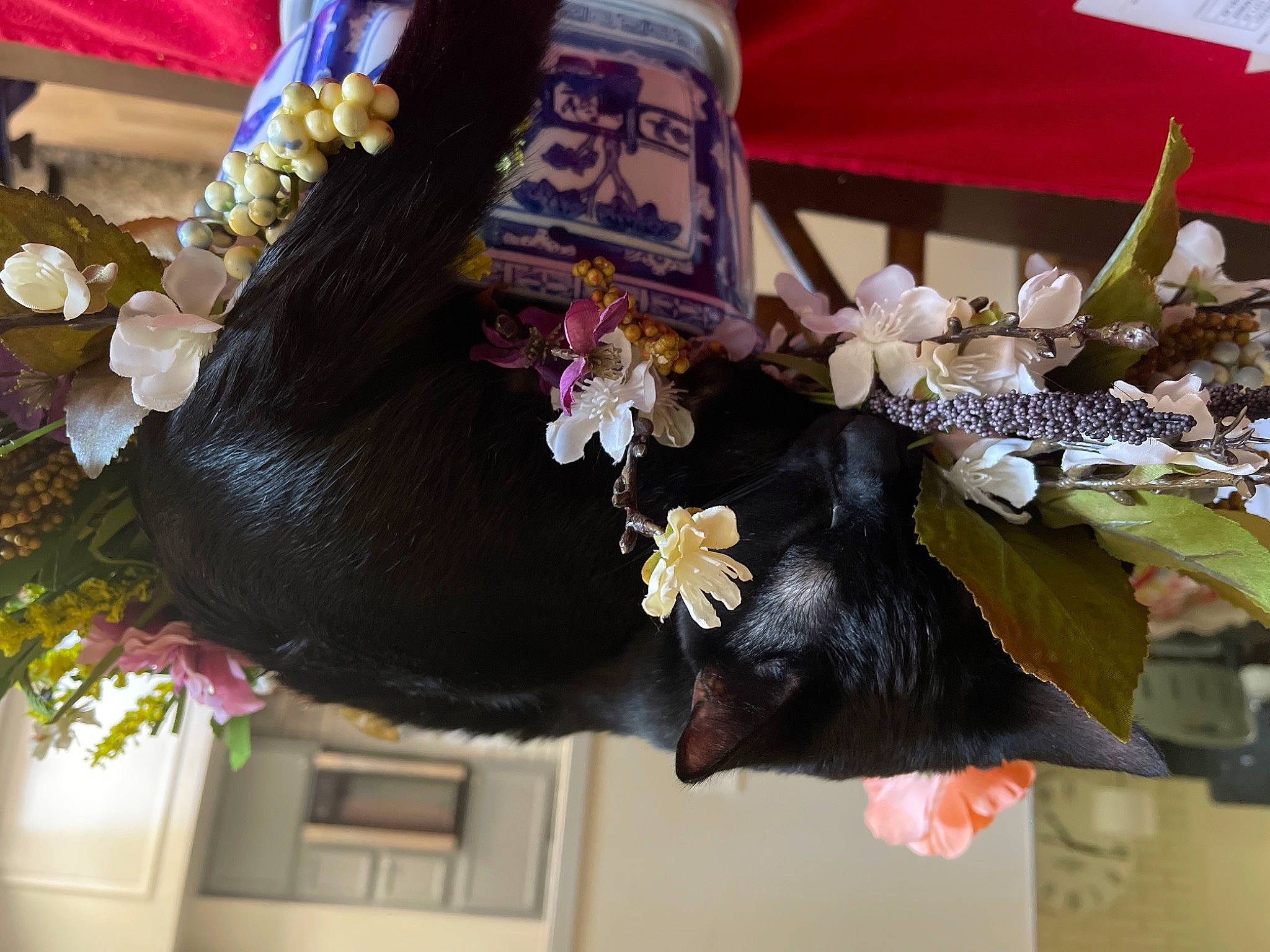 Crybaby joined the competition — help win amazing prizes! artificial_flower, costume, event, fashion_accessory, floral_design, floristry, flower_arranging, hat, jewellery, natural_material, place_of_worship, plant, ritual, temple, tradition