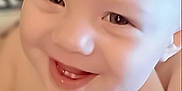 Aster joined the competition — help win amazing prizes! baby, blurry_background, bright, cheerful, child, close_up, cute, expression, face, happy, head, human, indoors, infant, person, portrait, skin, smiling, teeth, young
