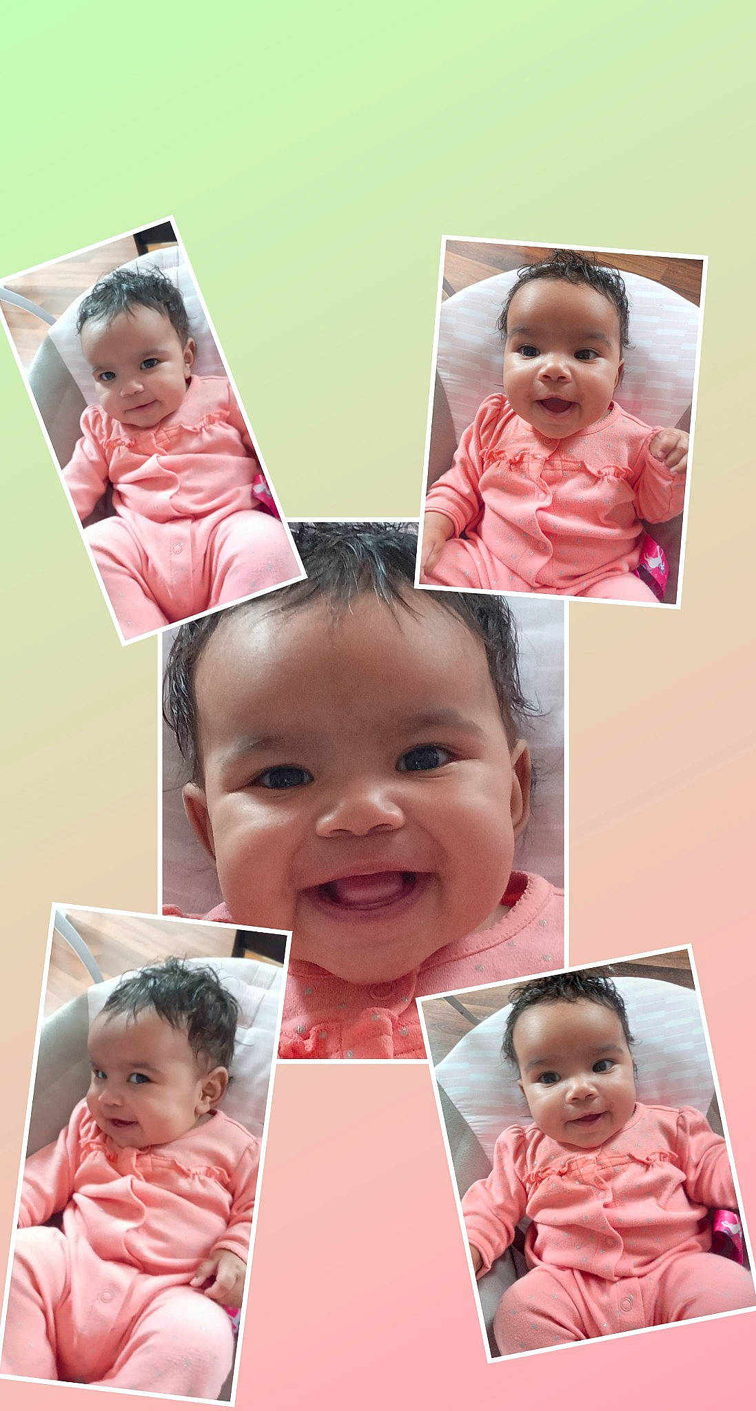 Lynaeah joined the competition — help win amazing prizes! baby, cheek, chin, eyebrow, face, facial_expression, gesture, hairstyle, happy, head, human, joy, neck, nose, person, photograph, pink, product, red, skin