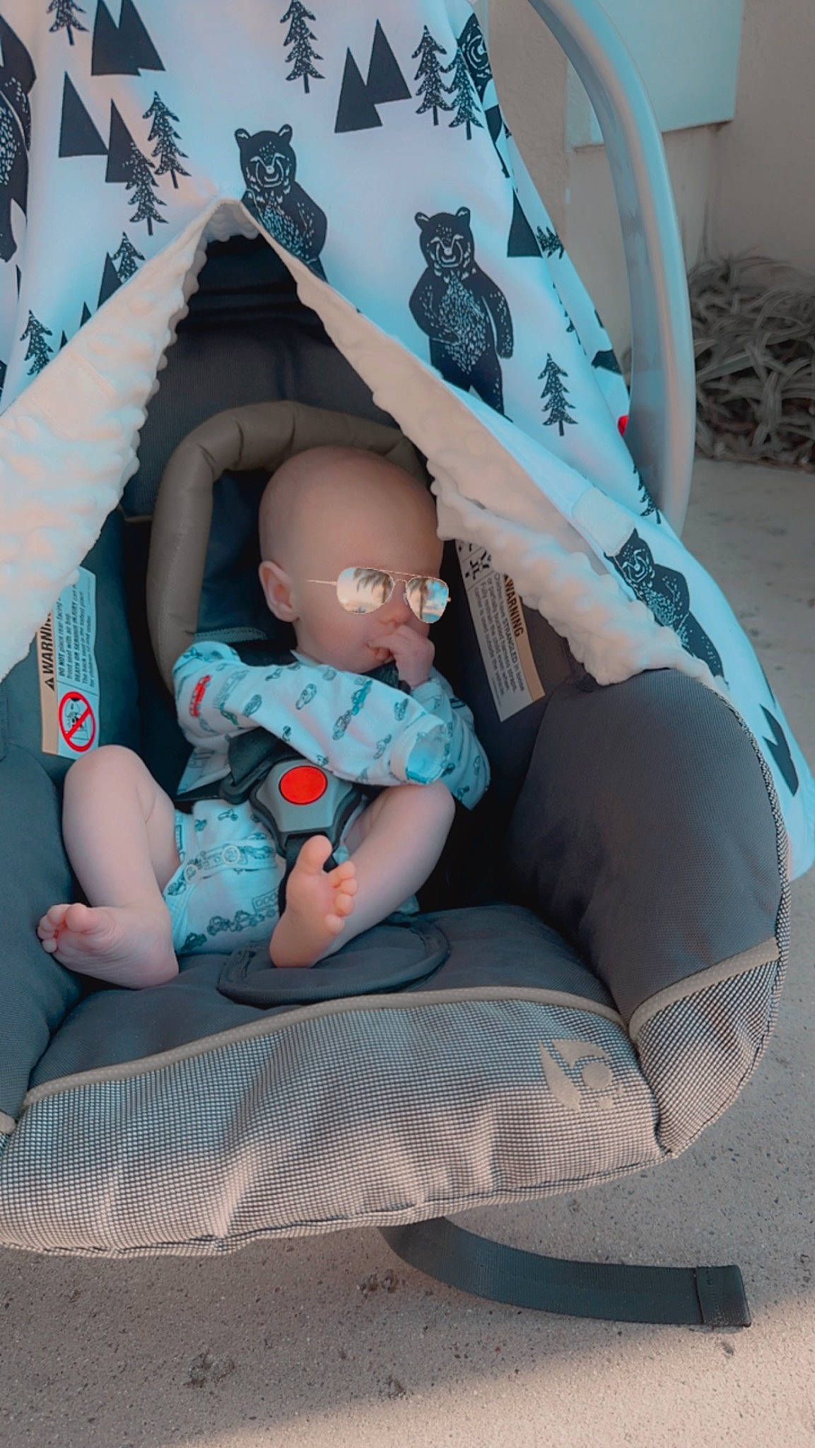 Wyatt joined the competition — help win amazing prizes! azure, baby, baby_products, baby_toddler_clothing, child, comfort, fun, human_leg, infant_bed, lap, leg, leisure, linens, person, pillow, product, sitting, sock, textile, thigh
