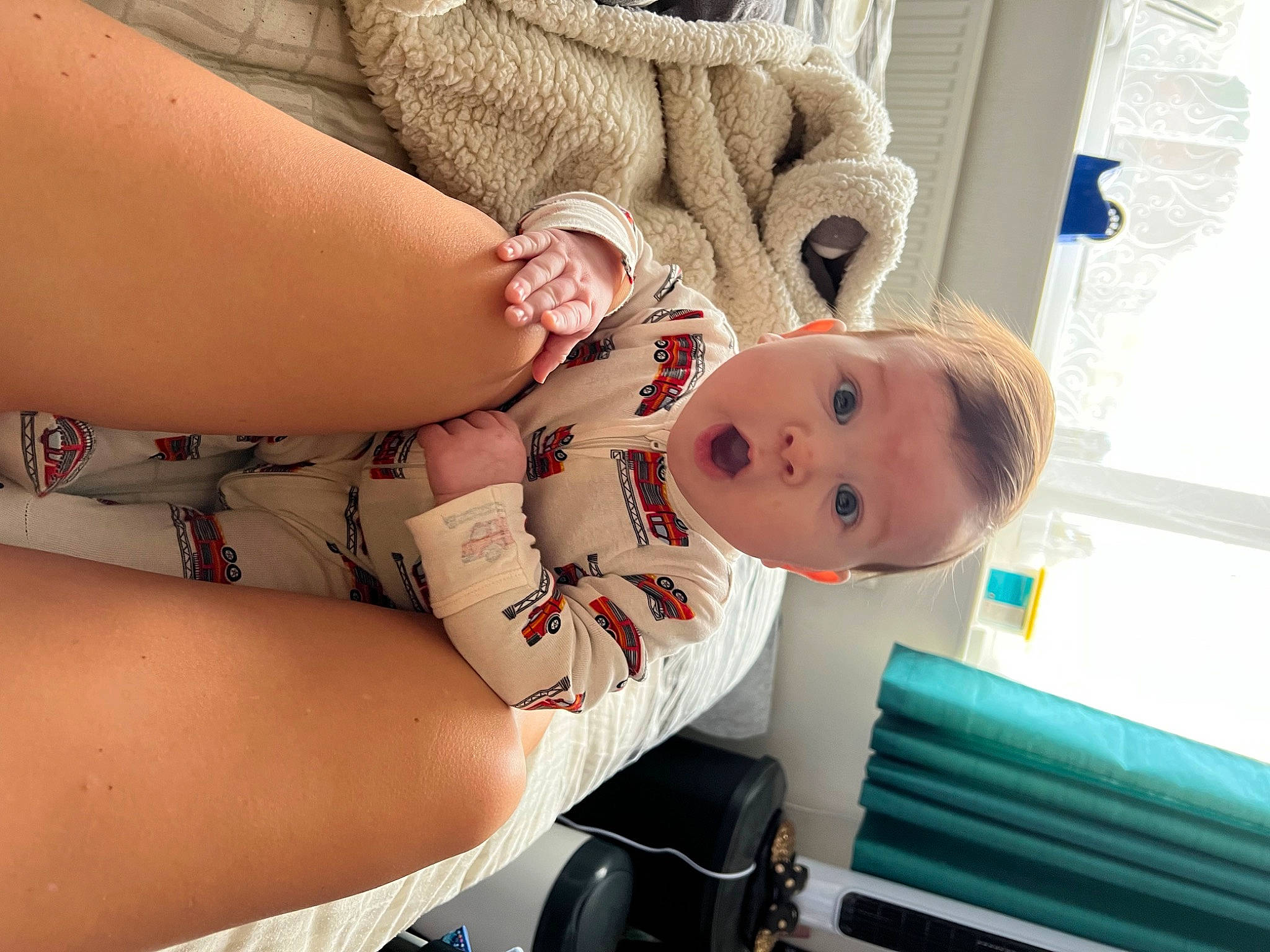 Noah-james is registered to the contest to win money with this photo: abdomen, baby, chest, child, comfort, elbow, eyelash, human_leg, joint, knee, leg, pattern, person, shoulder, skin, sleeve, stomach, surprise, thigh, toddler