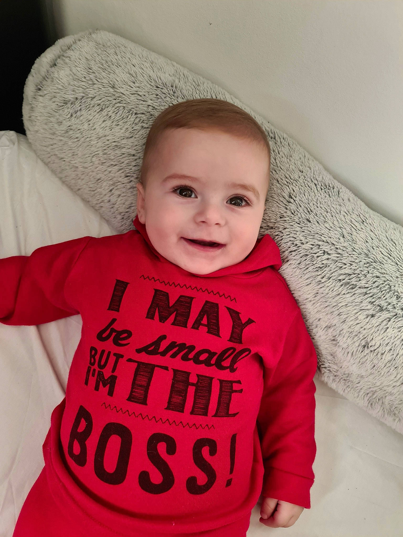 Mathias joined the competition — help win amazing prizes! baby, baby_toddler_clothing, comfort, cool, dress, eye, face, happy, head, headgear, joy, magenta, outerwear, person, pink, product, skin, sleeve, smile, t_shirt