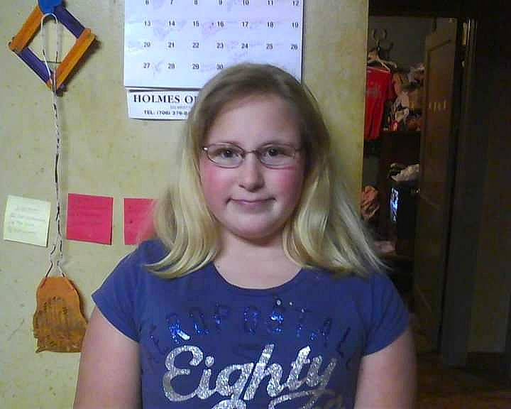 Connie joined the competition — help win amazing prizes! child, electric_blue, event, eyewear, fun, glasses, hair_coloring, happy, jewellery, joy, necklace, pattern, person, room, sleeve, smile, surfer_hair, symbol, t_shirt, vision_care