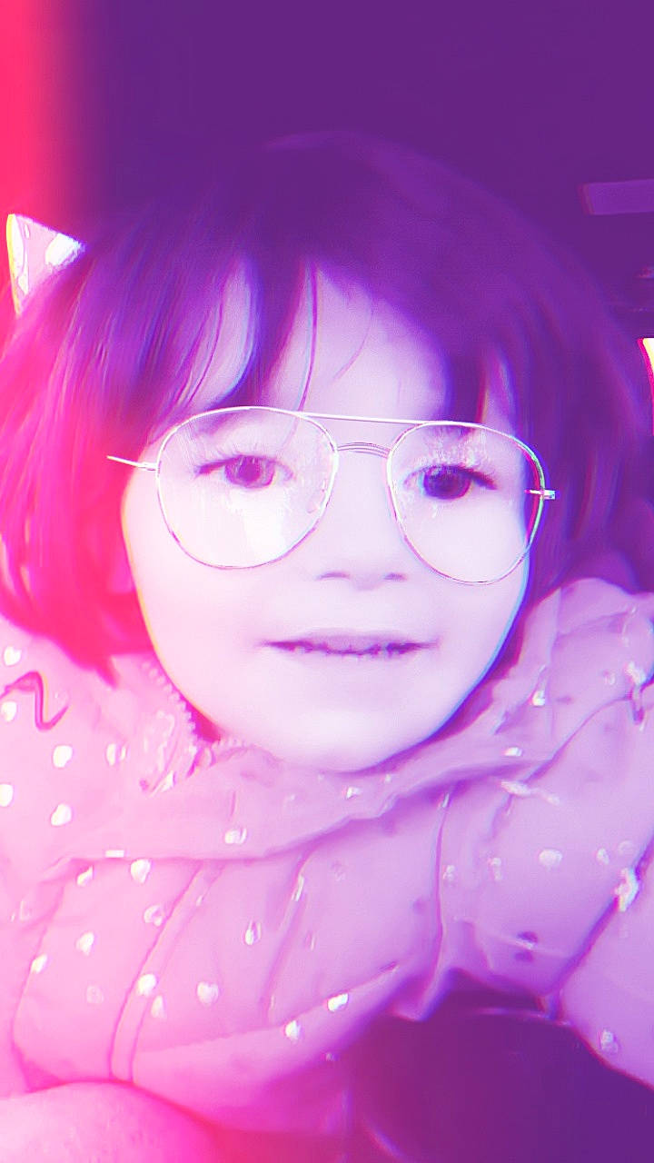 Annabel is registered to the contest to win money with this photo: beauty, cheek, close_up, emotion, eye, eyewear, face, facial_expression, girl, glasses, head, human_hair_color, lip, magenta, nose, person, pink, purple, smile, violet