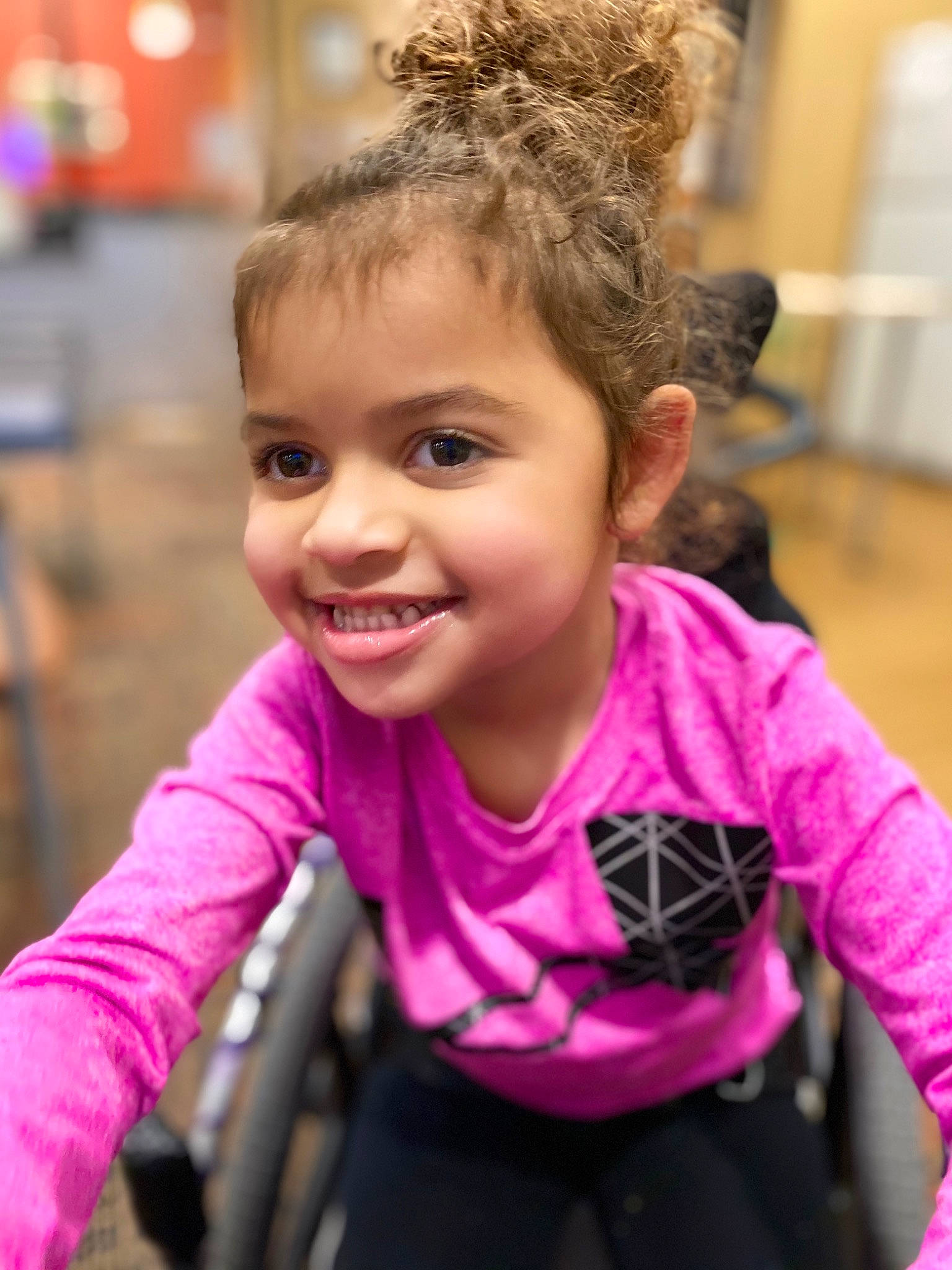 Claudia joined the competition — help win amazing prizes! cheek, community, eye, face, fun, glove, hairstyle, happy, human, human_body, iris, jacket, joy, leisure, mammal, person, pink, plant, skin, smile