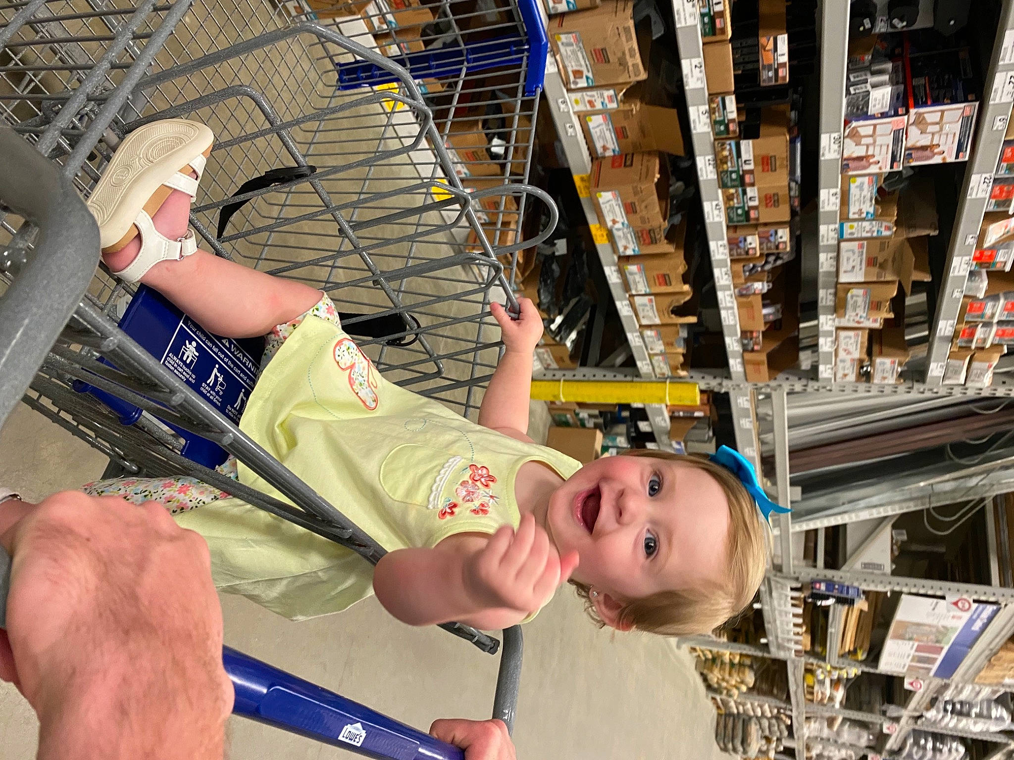 Maisie joined the competition — help win amazing prizes! building, child, city, elbow, engineering, fun, hat, human_leg, joy, leisure, person, recreation, retail, shelf, shorts, smile, t_shirt, thigh, toddler, vacation