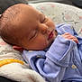 baby, newborn, sleeping, pajamas, blanket, cozy, infant, soft, cute, peaceful, child, indoors, face, hand, head, person, rest, clothing, bedroom, comfort